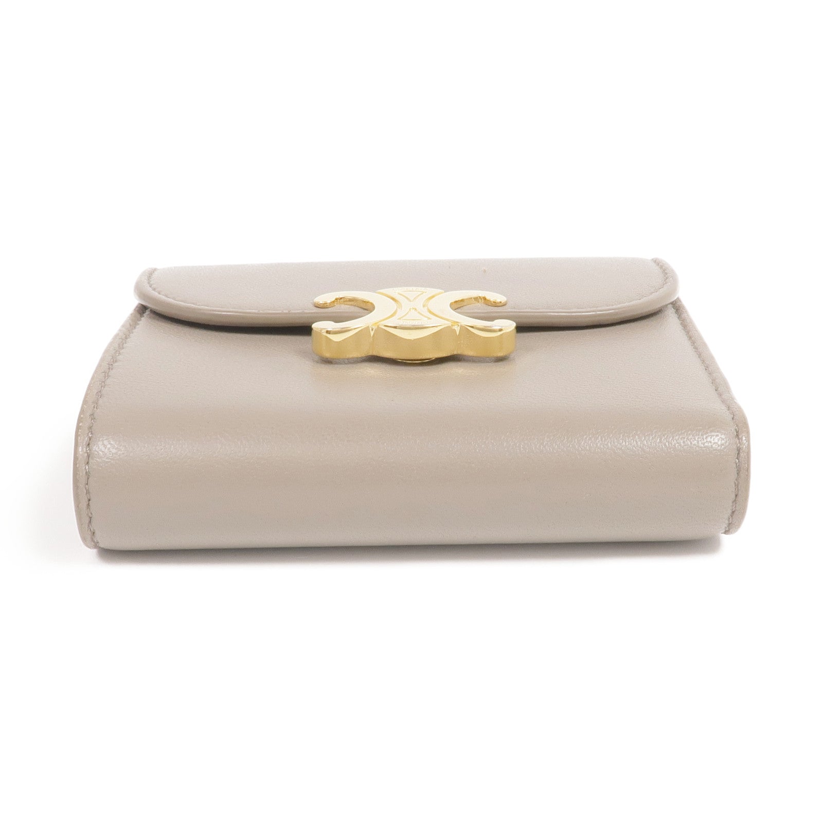 CELINE 牛皮皮革Wallet金扣錢包