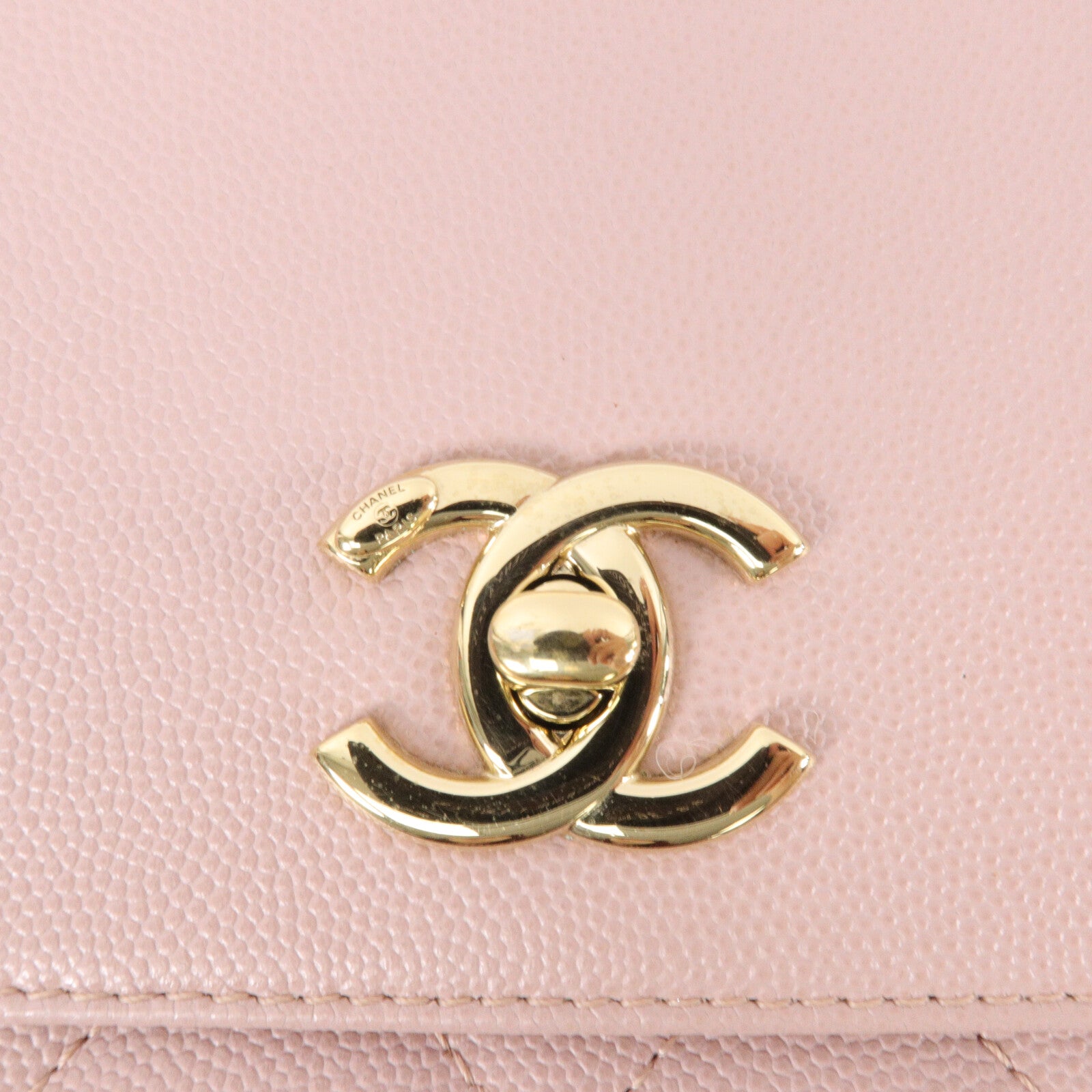 CHANEL 牛皮皮革Business Affinty鏈帶手挽肩背兩用袋