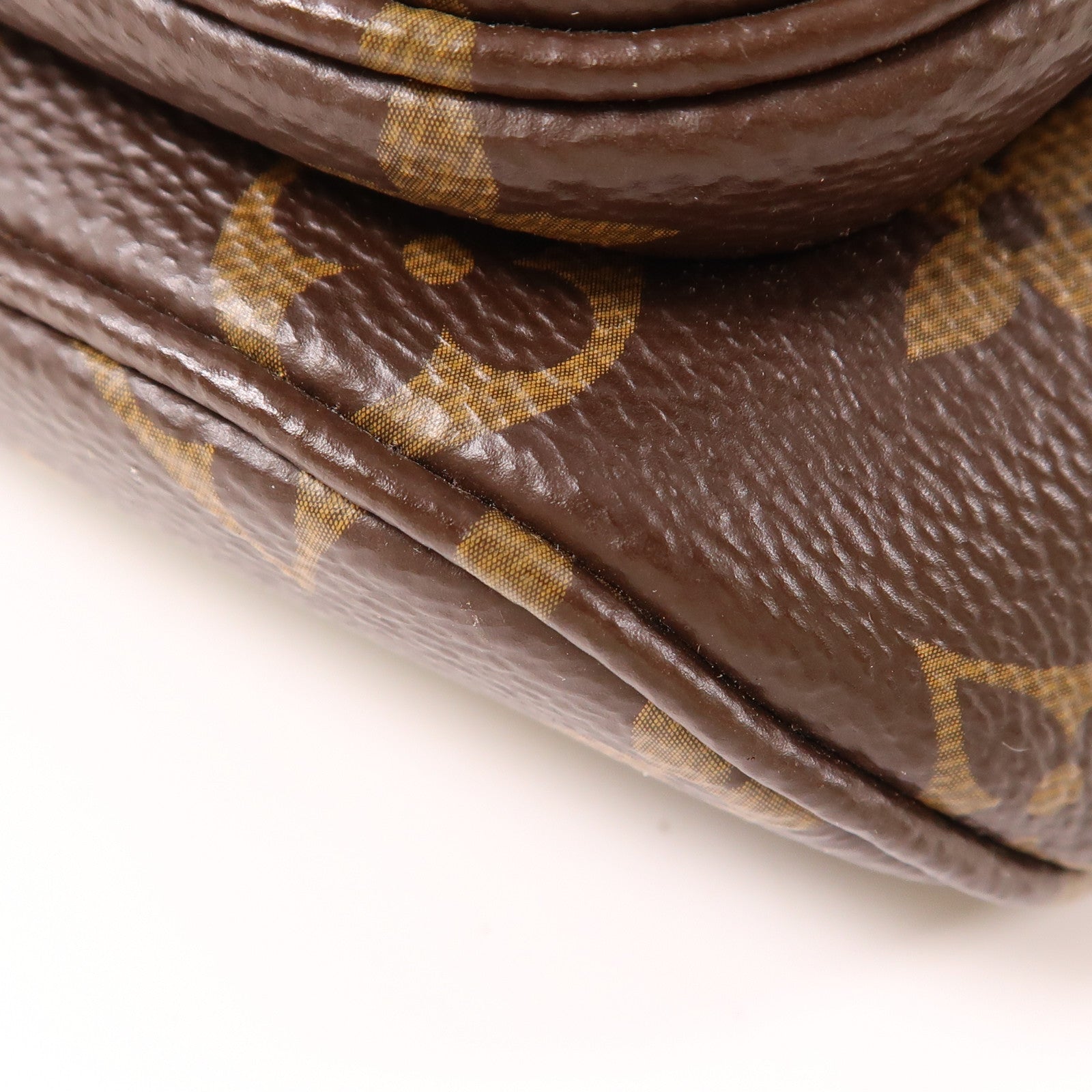LOUIS VUITTON Monogram Mini Bumbag金扣手挽肩背兩用袋棕色