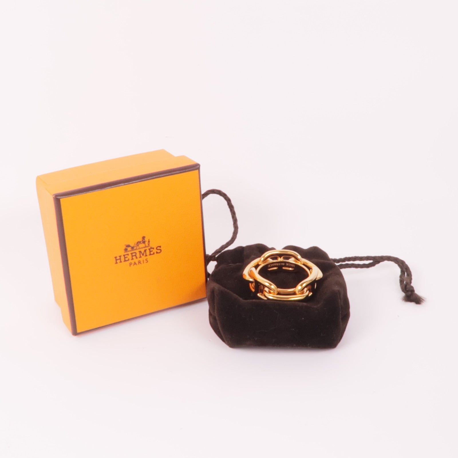 HERMES 金屬Scarf Ring圍巾環