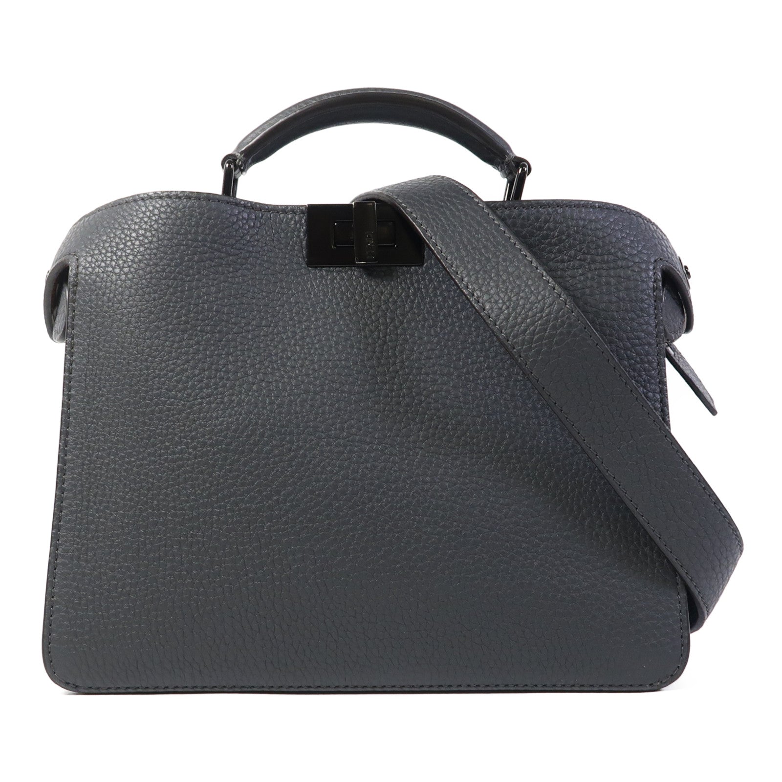 FENDI 牛皮皮革Peekapoo Iseeu Small手挽肩背兩用袋