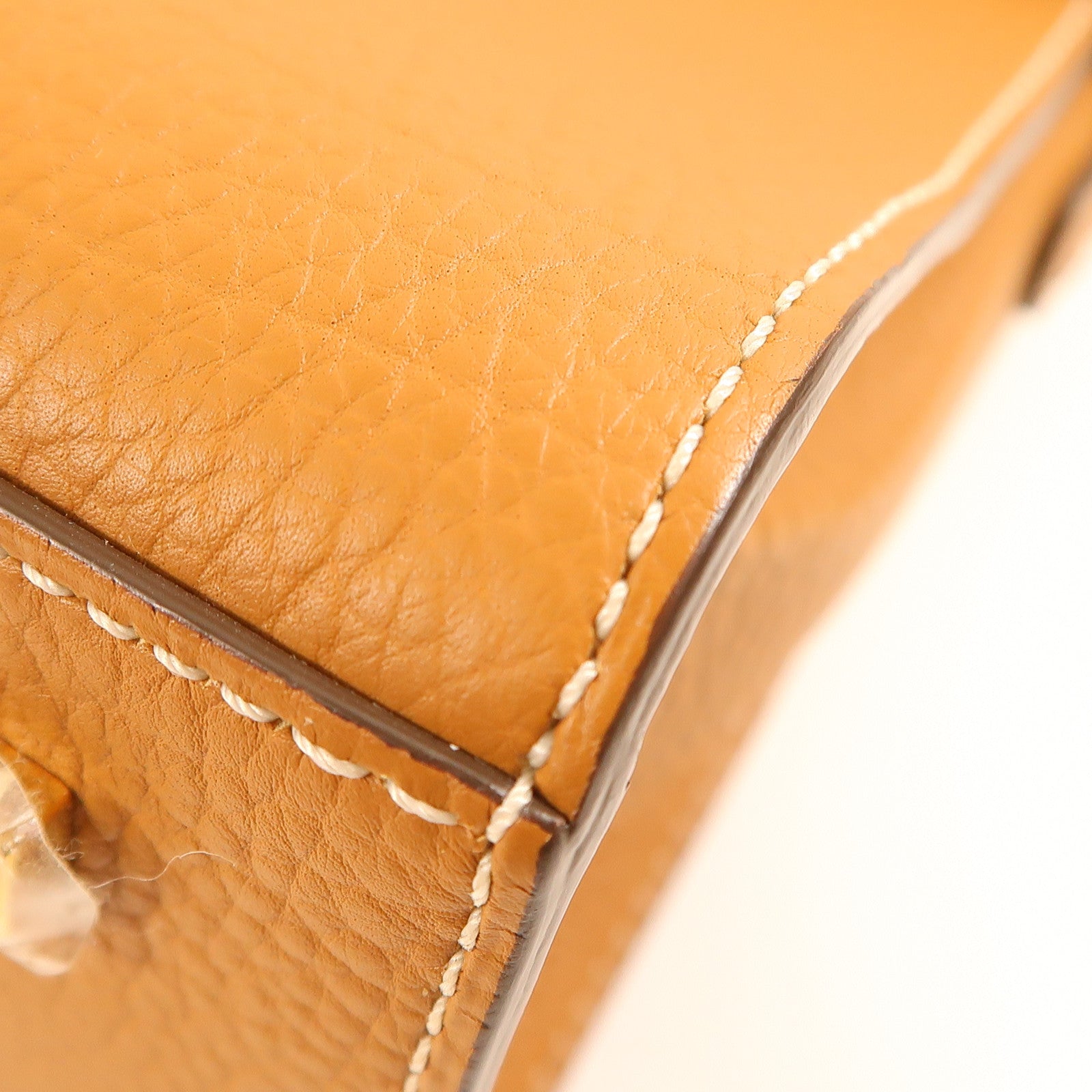 Delvaux 牛皮皮革Brillant MM金扣手挽肩背兩用袋