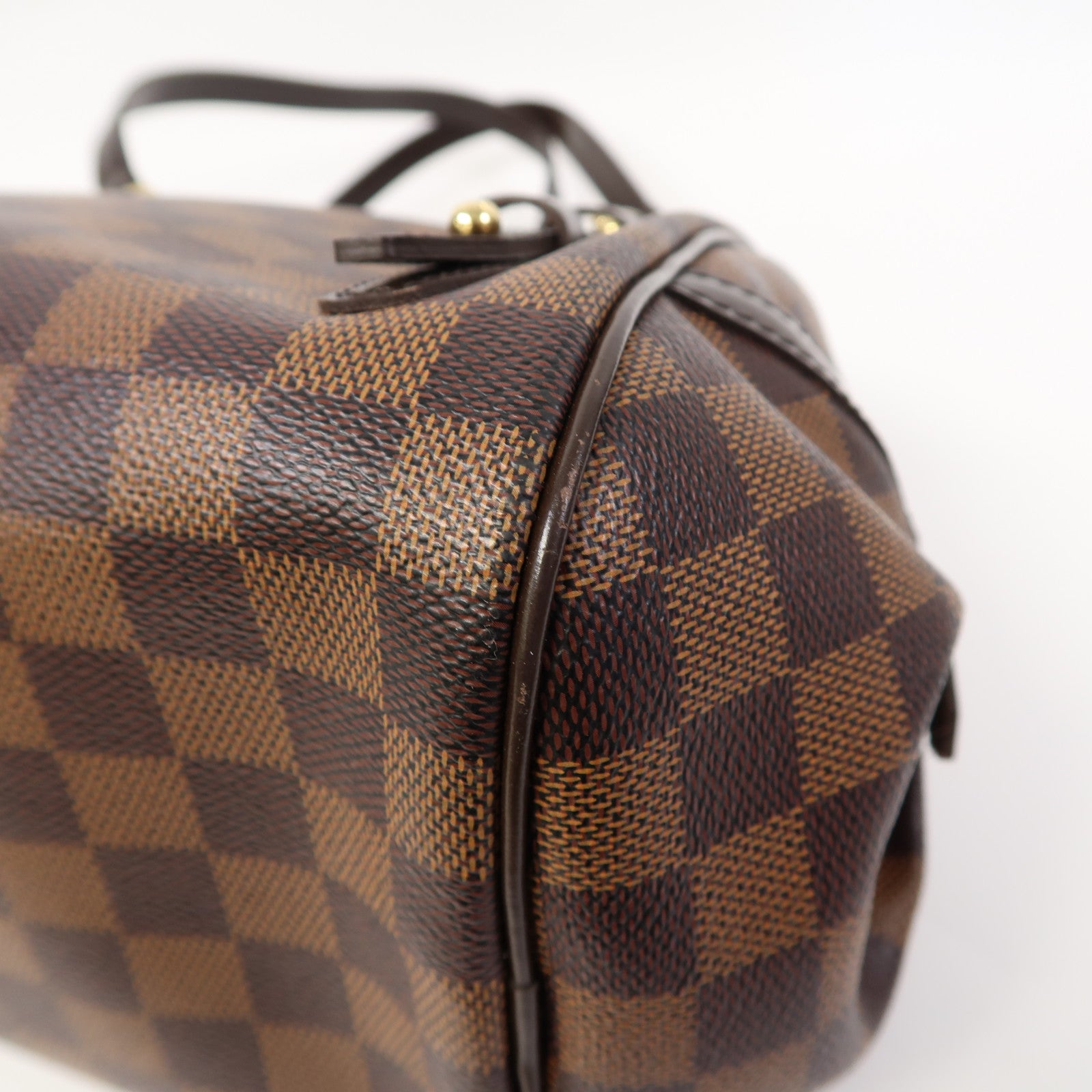 LOUIS VUITTON 【激減優惠】Damier Rivington金扣肩背袋啡色