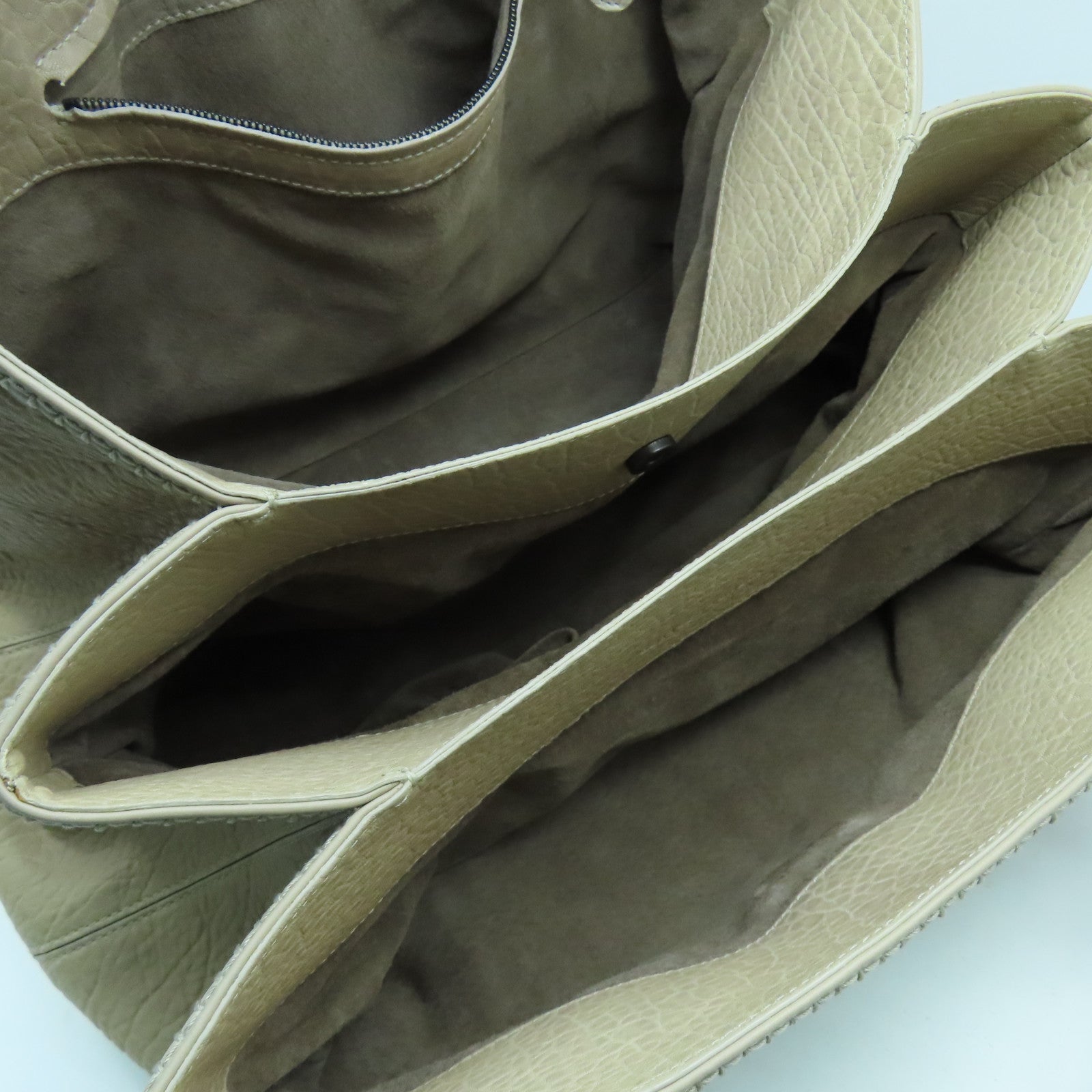 BOTTEGA VENETA 【激減優惠】皮革Handbag銀扣手挽袋粉紅色