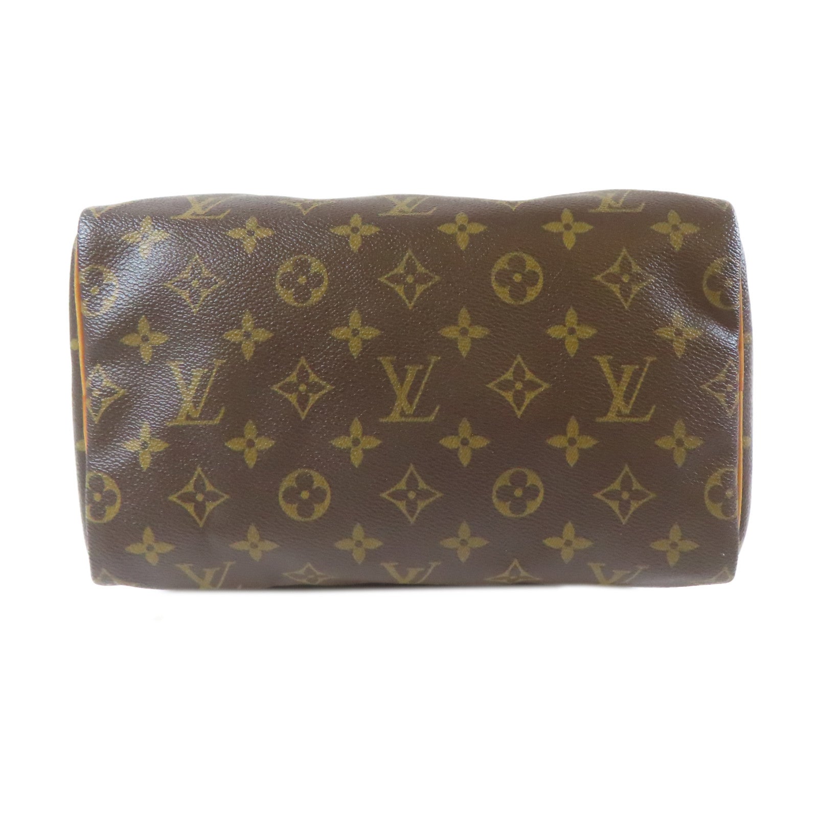 LOUIS VUITTON Monogram Speedy 25金扣手挽袋啡色