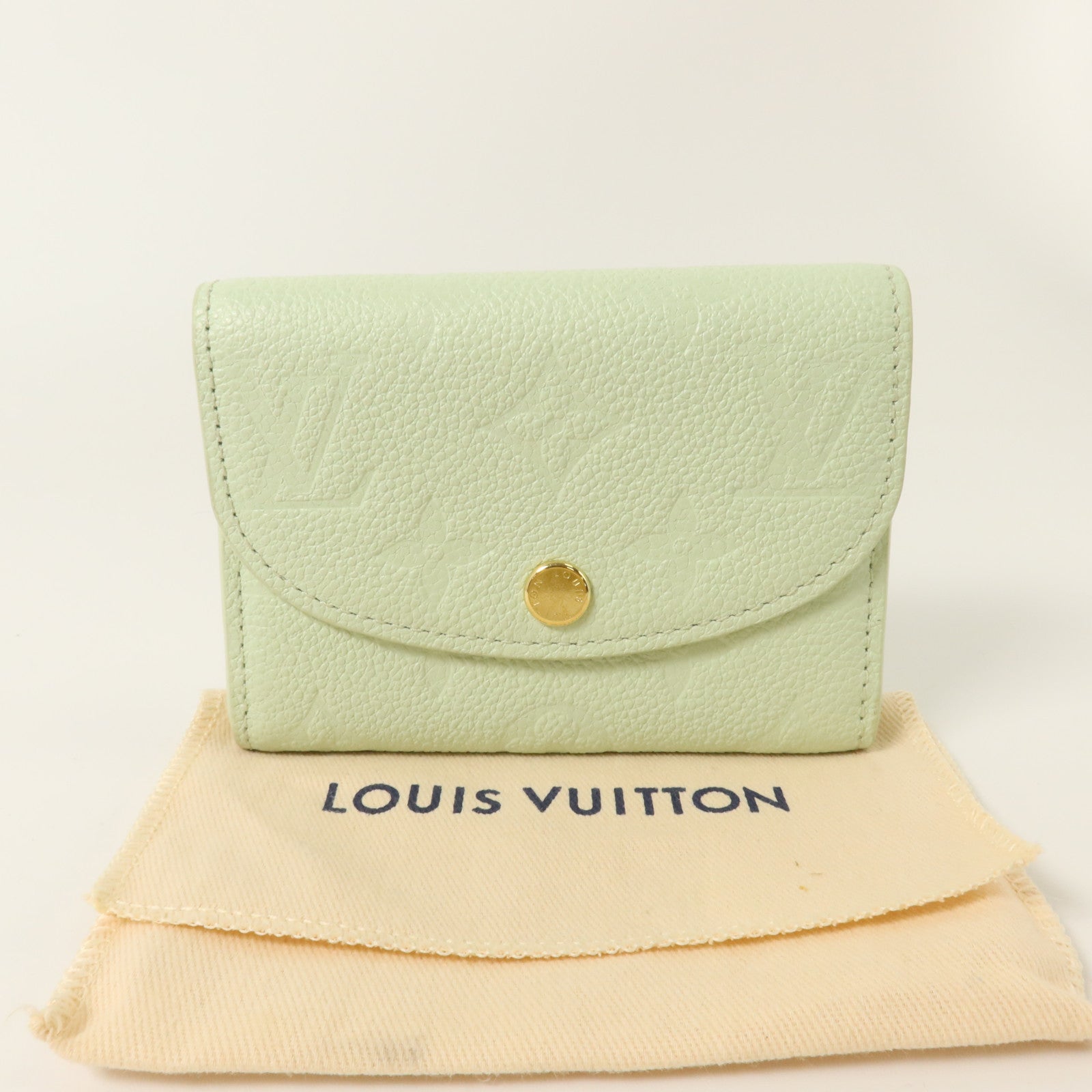 LOUIS VUITTON Monogram Empreinte Rosali金扣卡片/零錢包