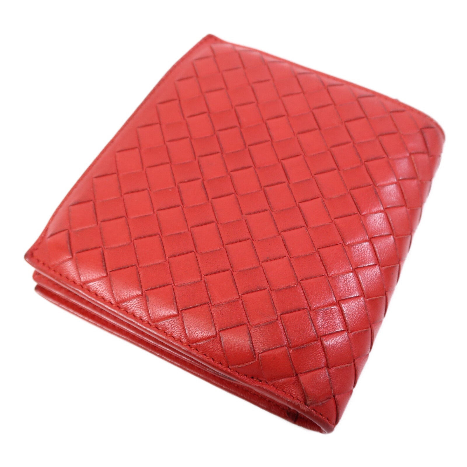 BOTTEGA VENETA 【激減優惠】皮革Bi-fold Wallet金扣錢包