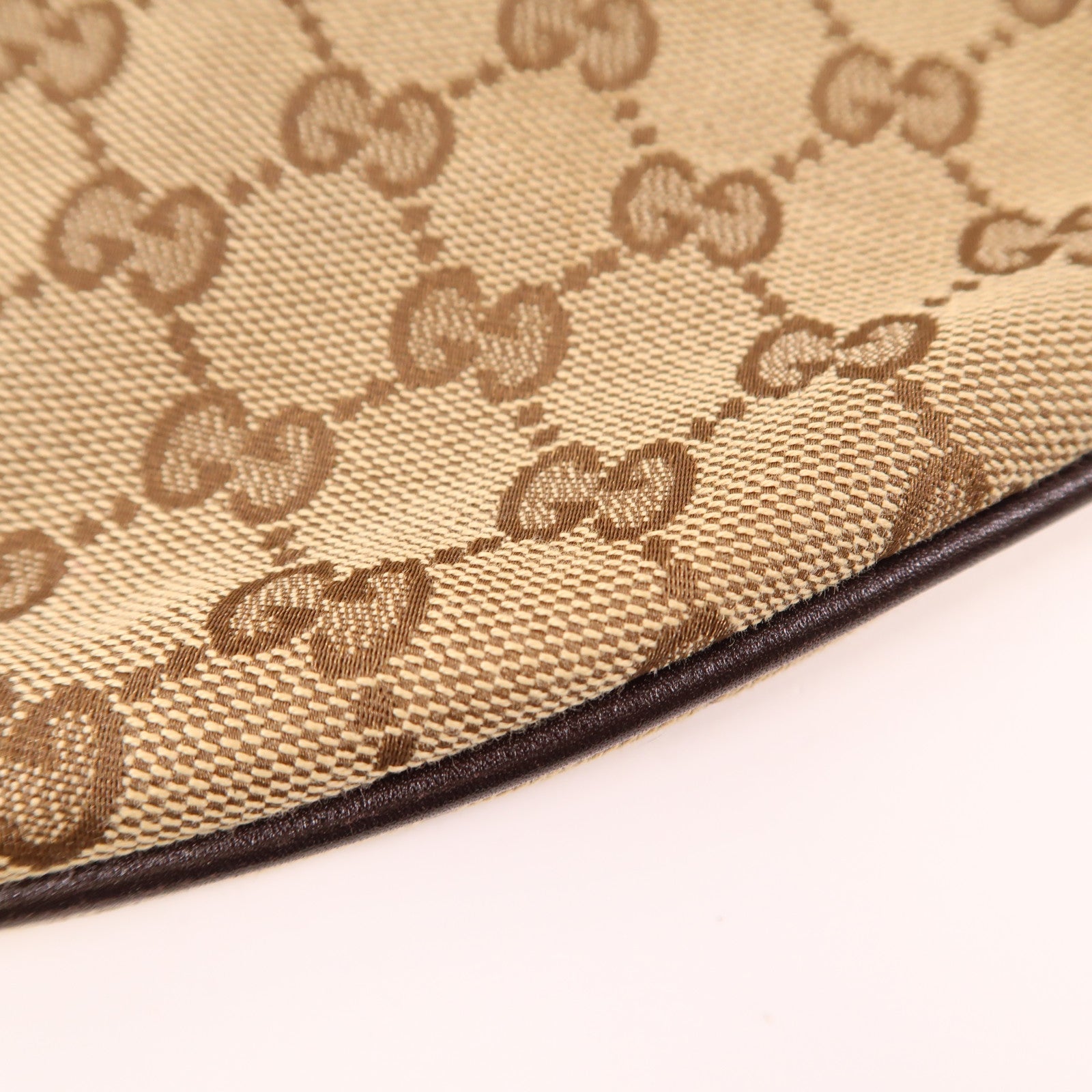 GUCCI 帆布Shoulder Bag金扣手挽袋