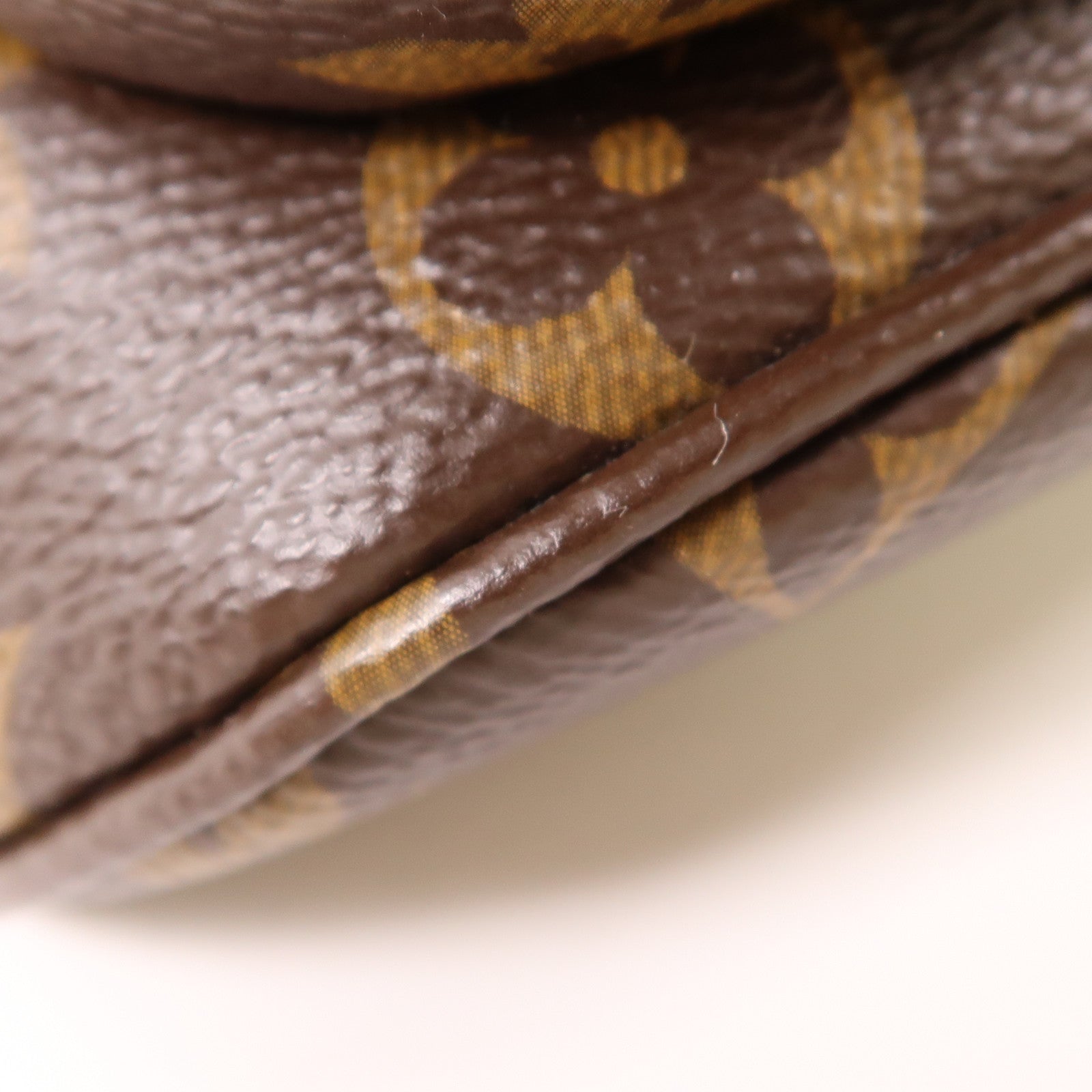 LOUIS VUITTON Monogram Mini Bumbag金扣手挽肩背兩用袋棕色