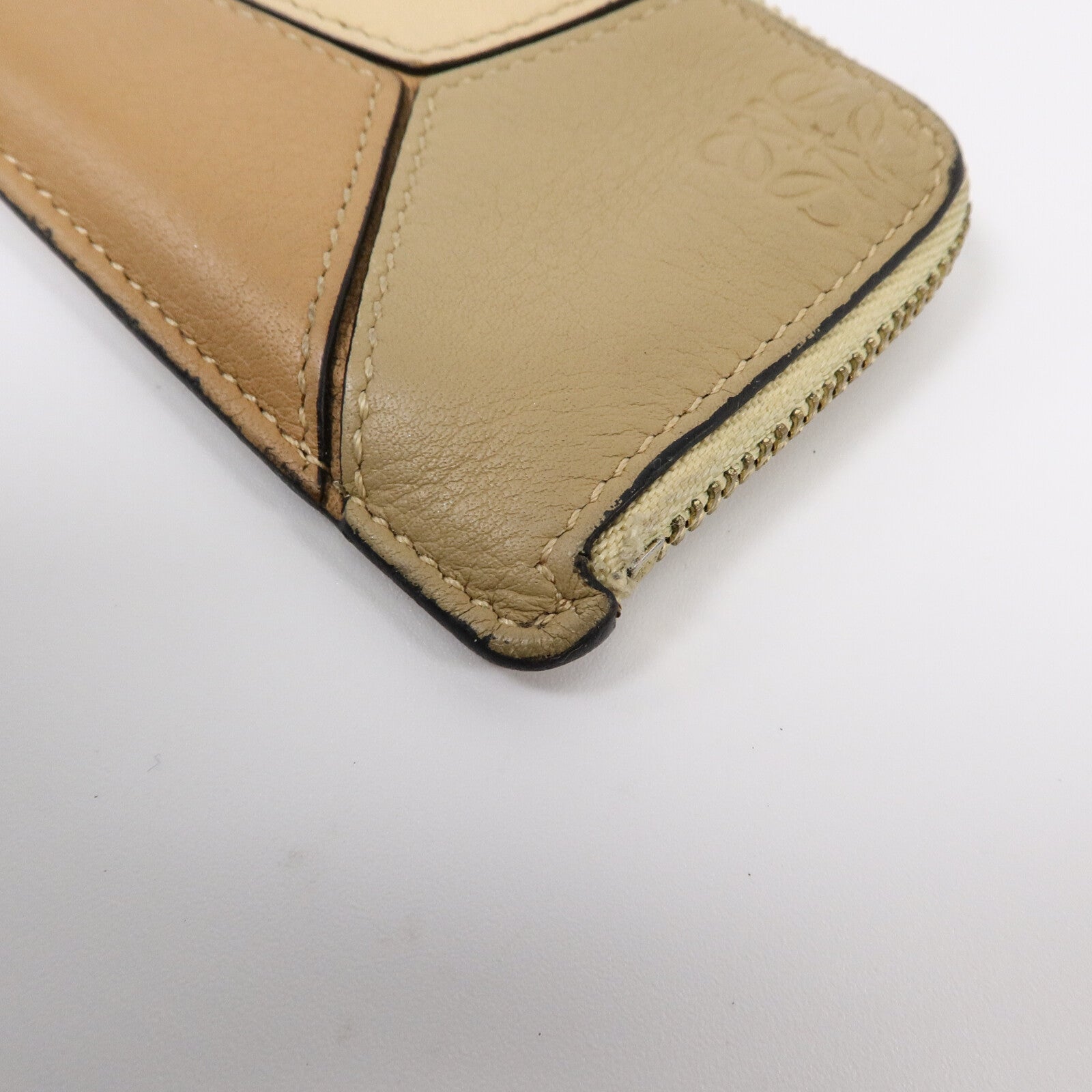 LOEWE 牛皮皮革Puzzle Coin Card Holder卡片套
