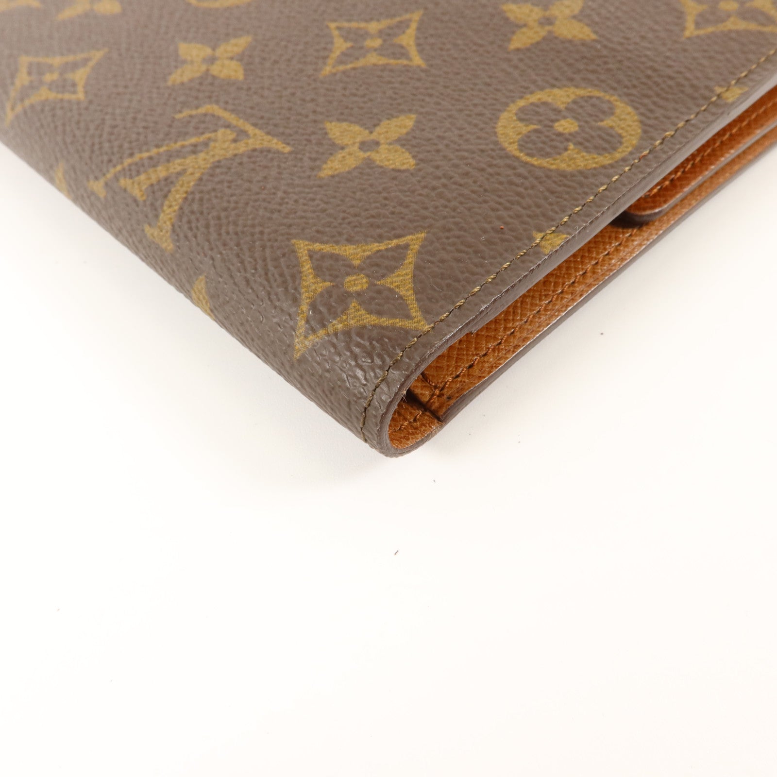 LOUIS VUITTON Monogram Pochette Passport金扣長錢包