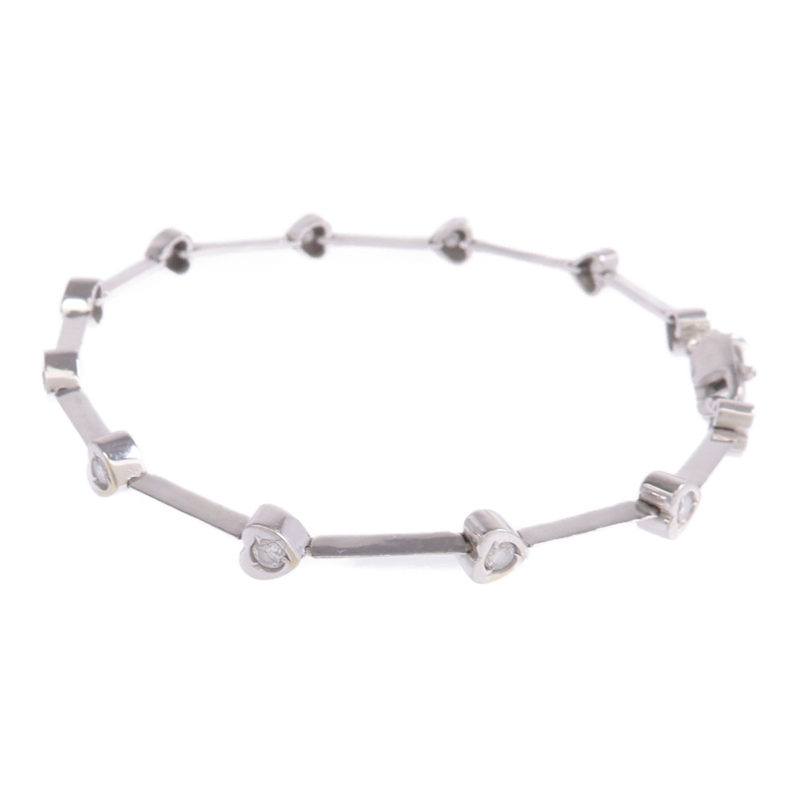 JEWELRY 【激減優惠】18K白金Diamond Bracelet鑽石手鏈