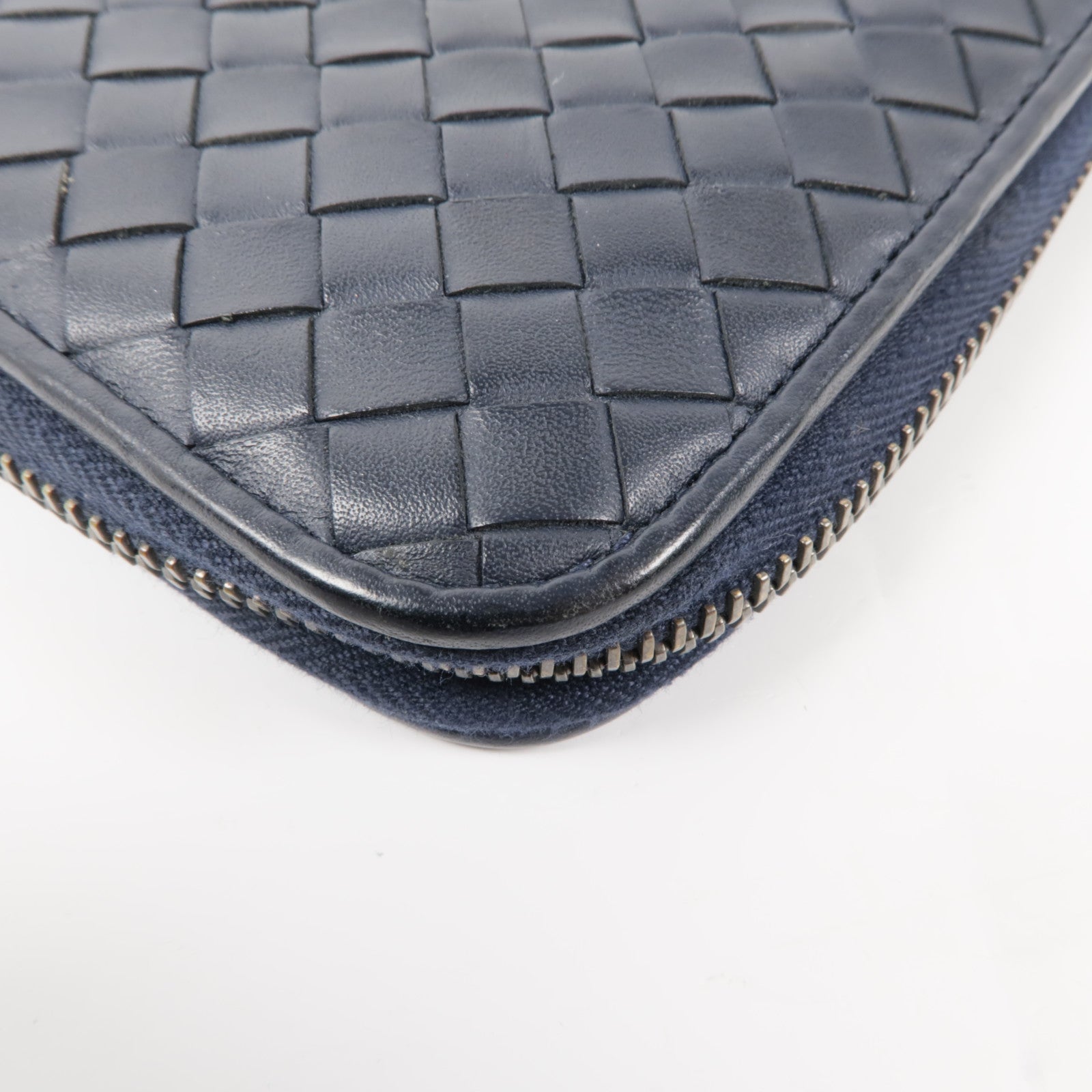 BOTTEGA VENETA 織紋皮革Zipped Long Wallet長錢包