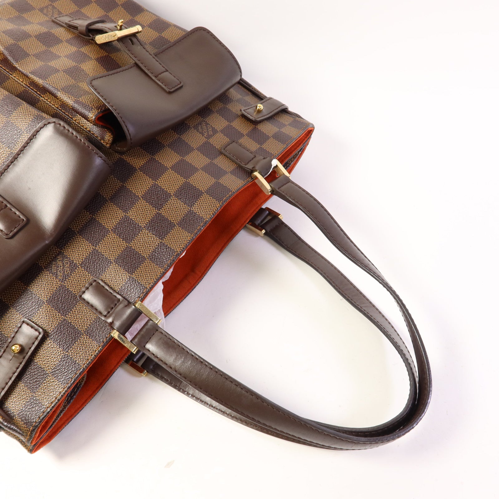LOUIS VUITTON Damier Uzes Tote Bag金扣手挽袋