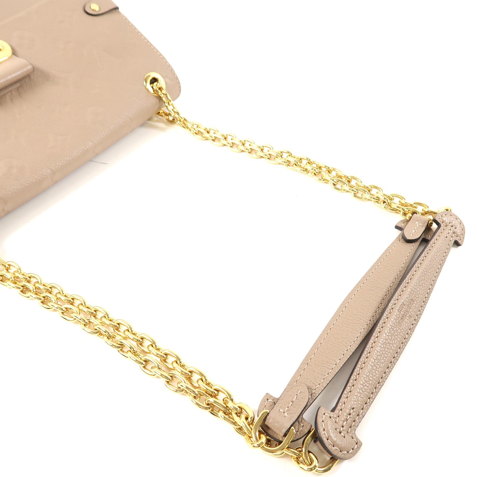 LOUIS VUITTON Monogram Empreinte Vavin PM金扣肩背袋啡色