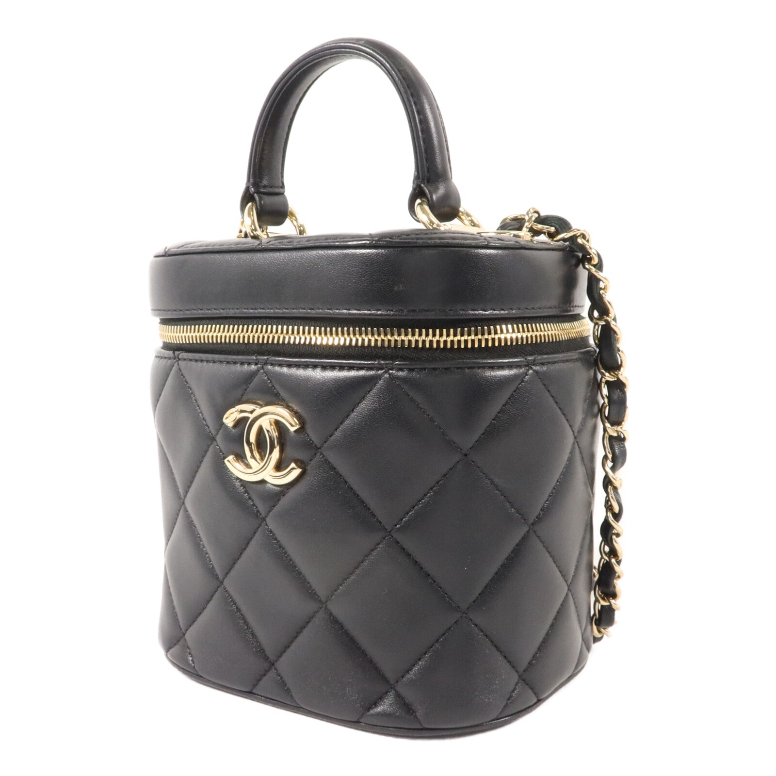 CHANEL 羊皮皮革Trendy CC Vanity Case手挽肩背兩用袋