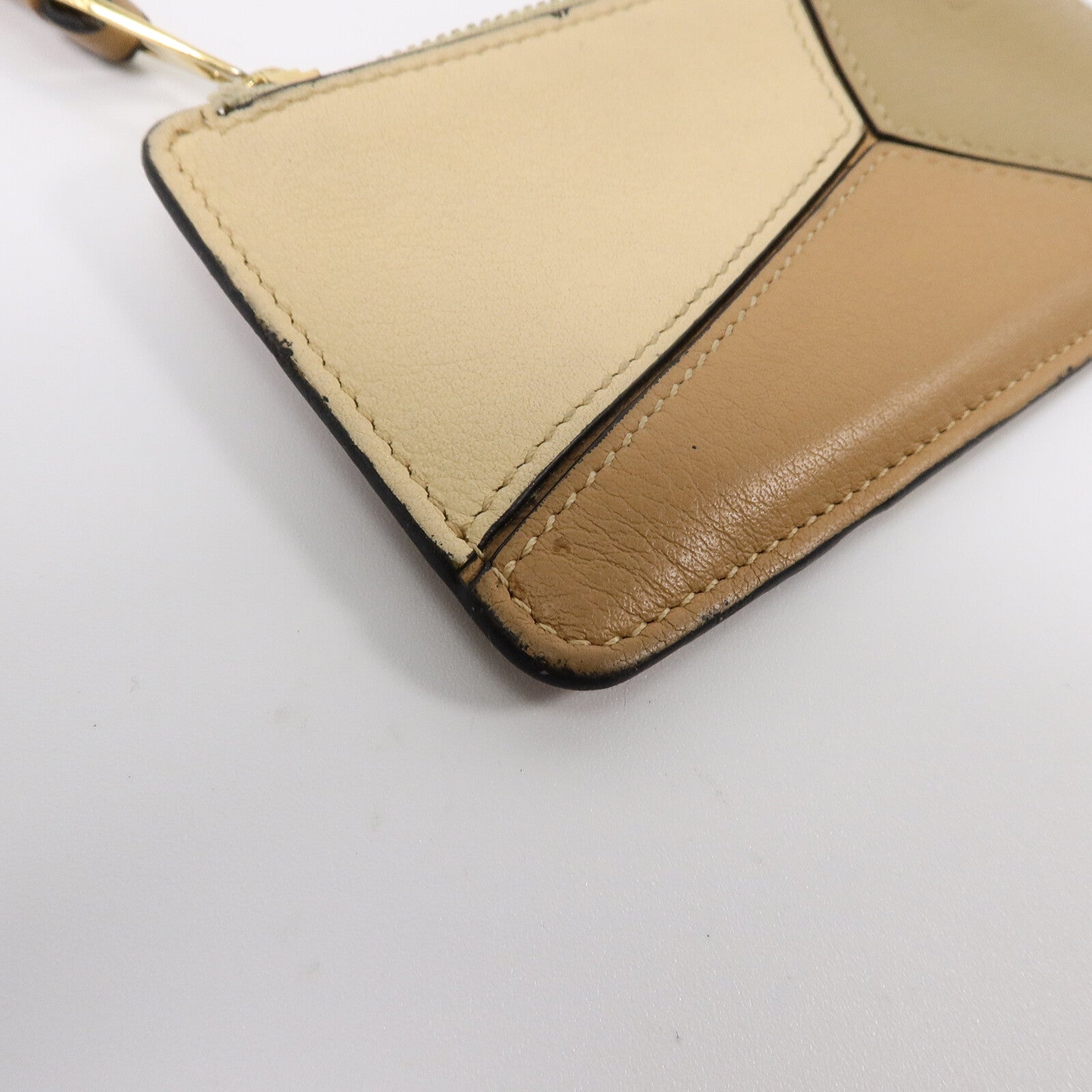 LOEWE 牛皮皮革Puzzle Coin Card Holder卡片套