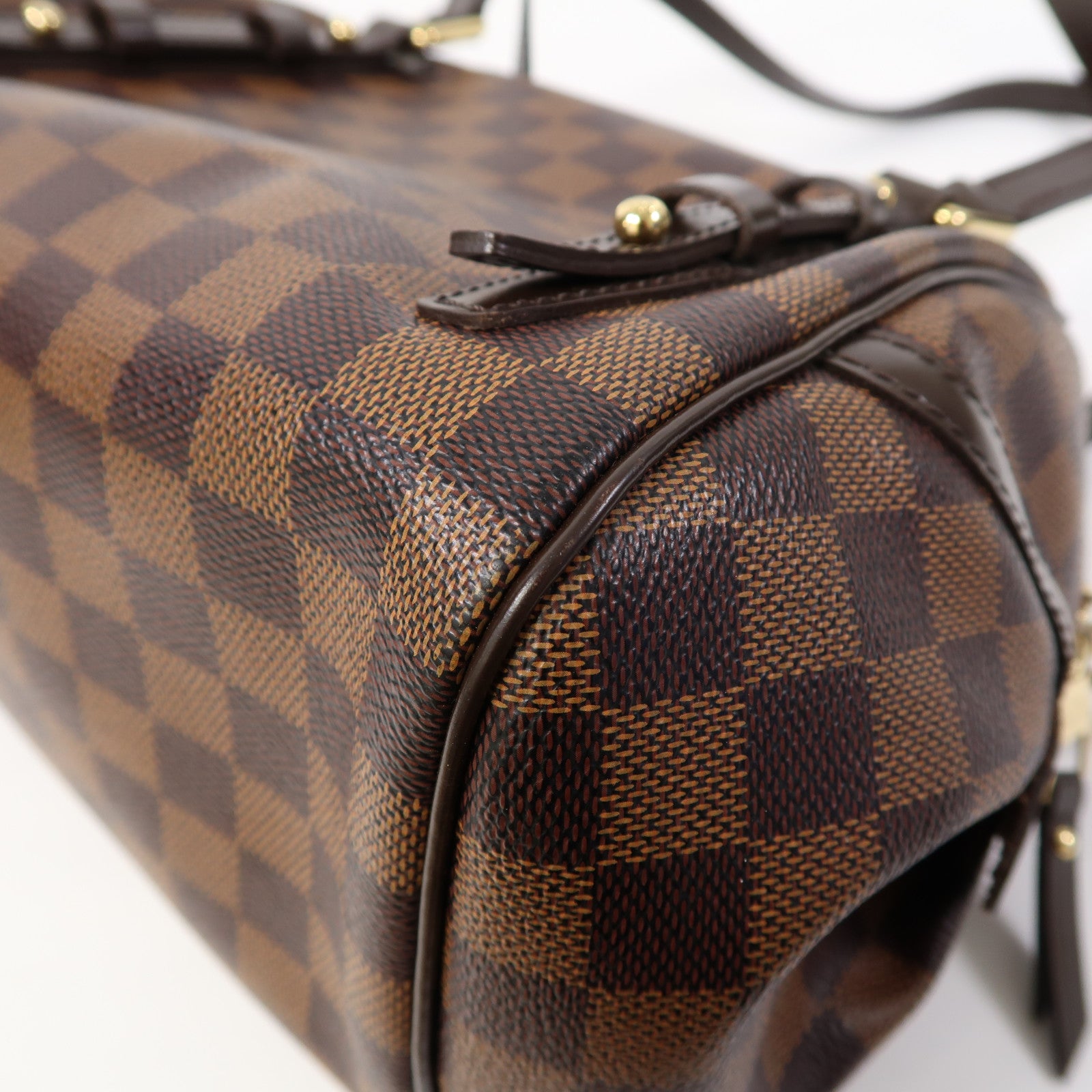 LOUIS VUITTON 【激減優惠】Damier Rivington金扣肩背袋啡色