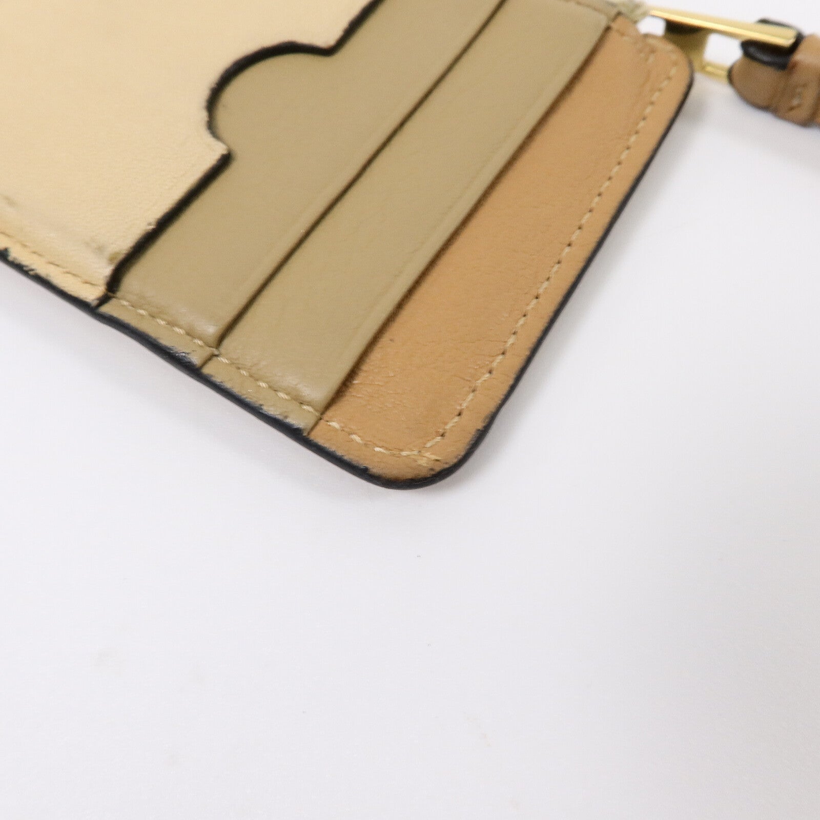 LOEWE 牛皮皮革Puzzle Coin Card Holder卡片套