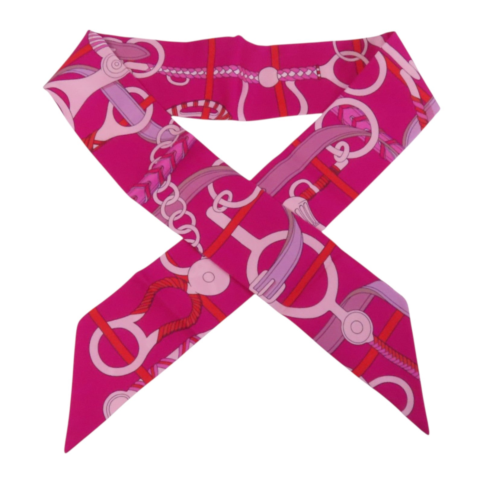 HERMES 絲質Twilly Scarf絲巾