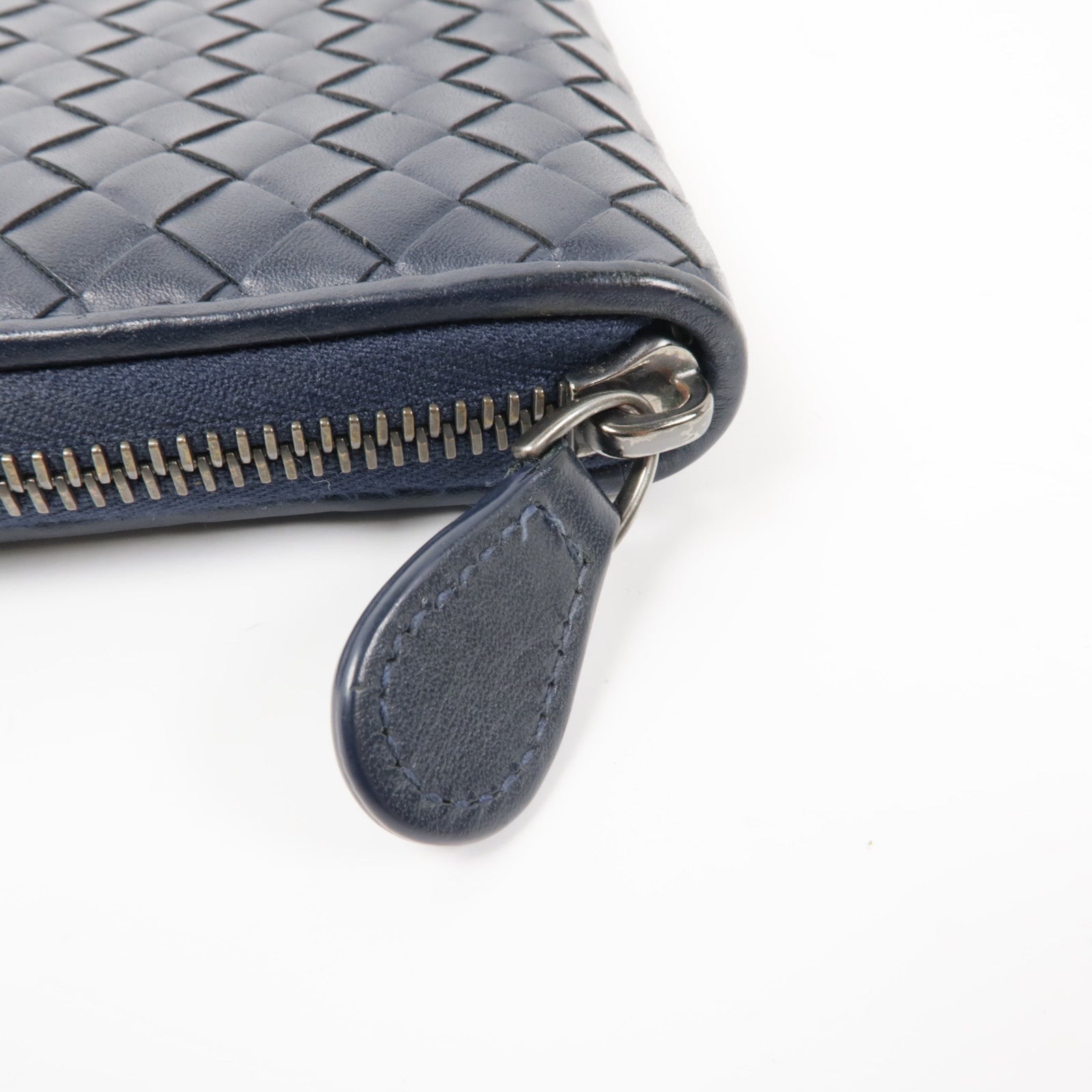BOTTEGA VENETA 織紋皮革Zipped Long Wallet長錢包