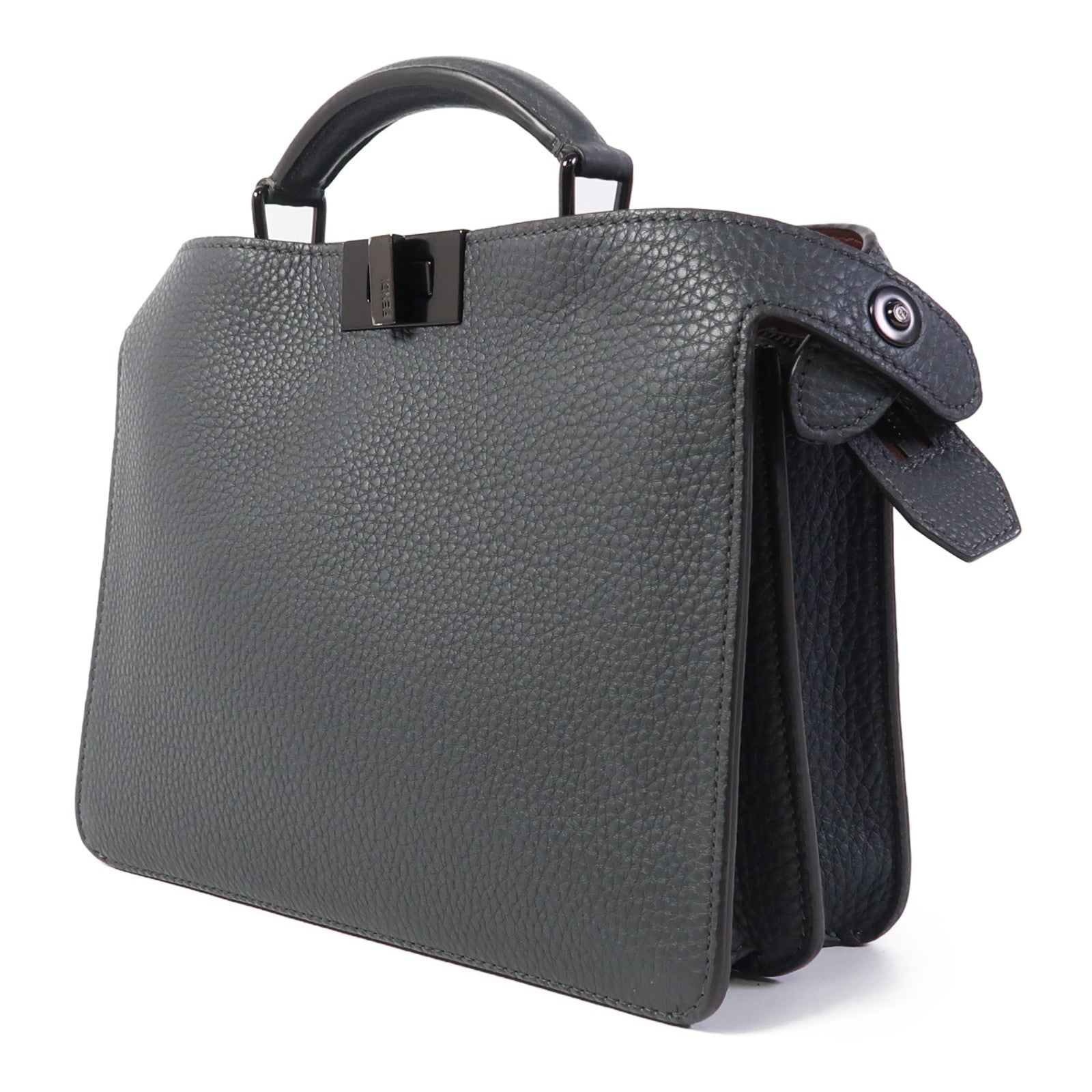 FENDI 牛皮皮革Peekapoo Iseeu Small手挽肩背兩用袋