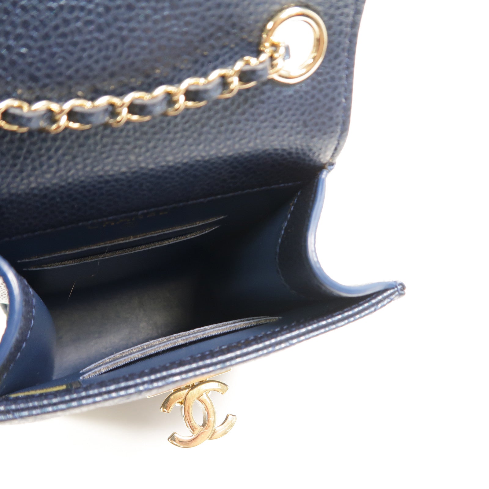 CHANEL 牛皮皮革Phone Holder With Chain肩背袋
