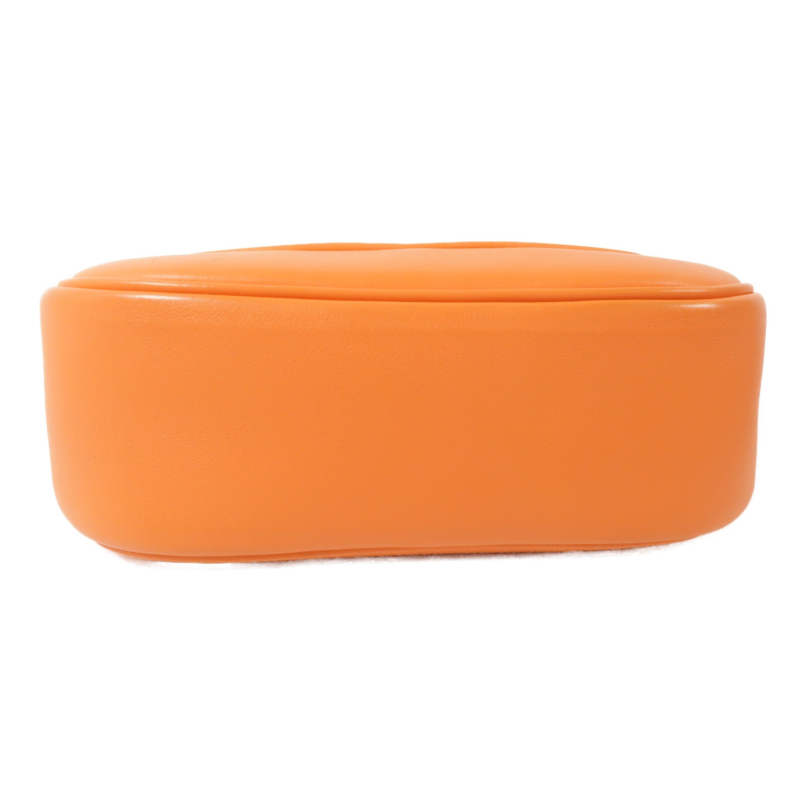 HERMES Swift皮革Mini Berline銀扣肩背袋Feu