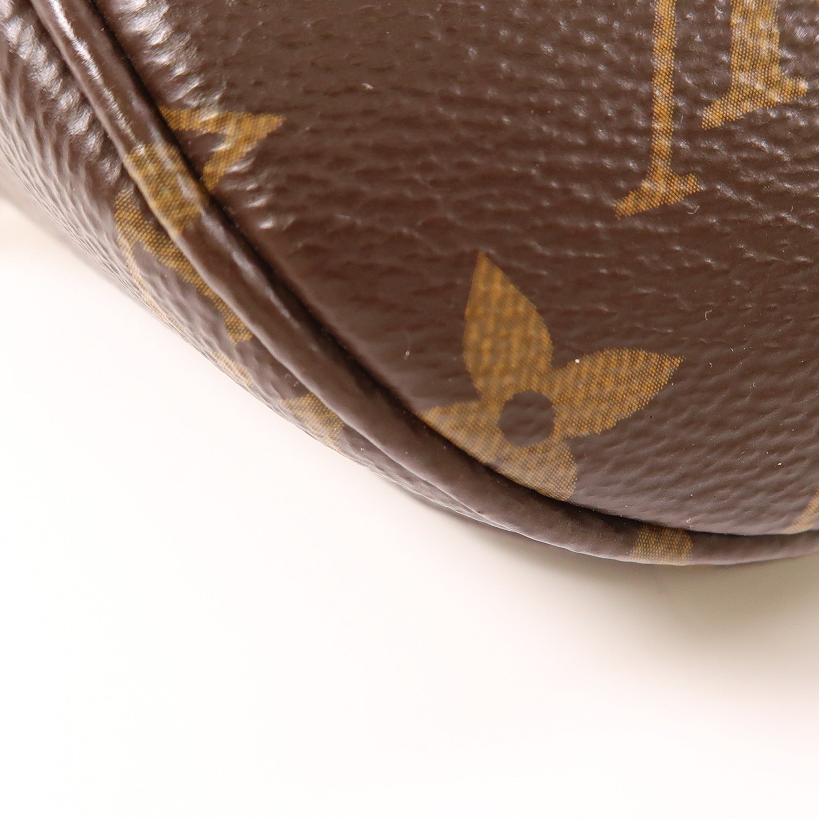 LOUIS VUITTON Monogram Mini Bumbag金扣手挽肩背兩用袋棕色