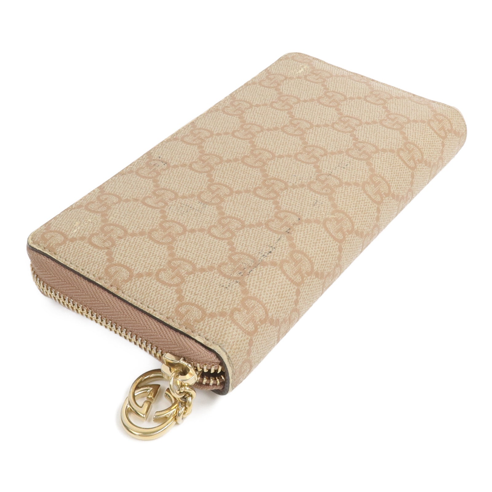 GUCCI 塗層帆布Long Wallet長錢包