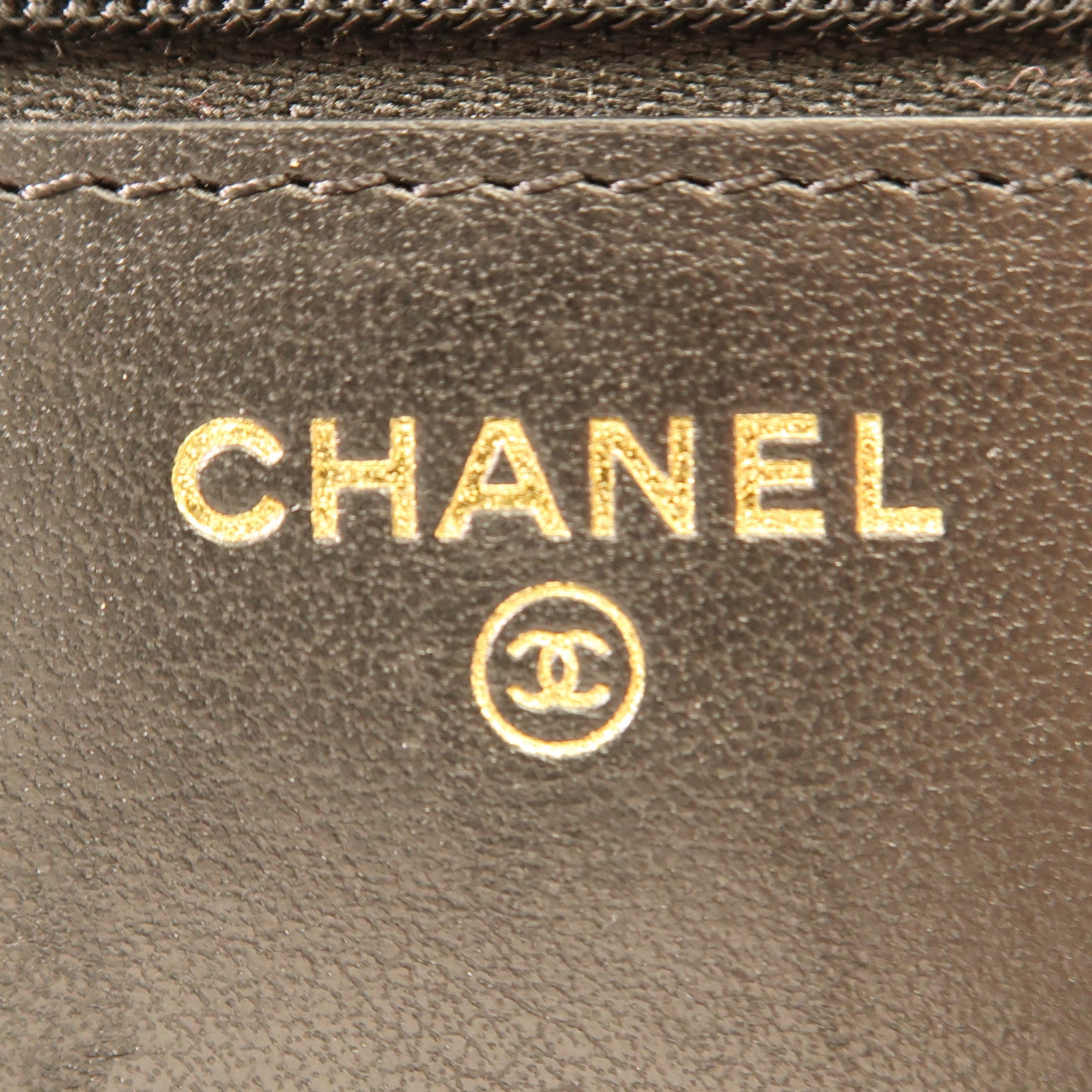 CHANEL 牛皮皮革Wallet On Chain金扣肩背袋