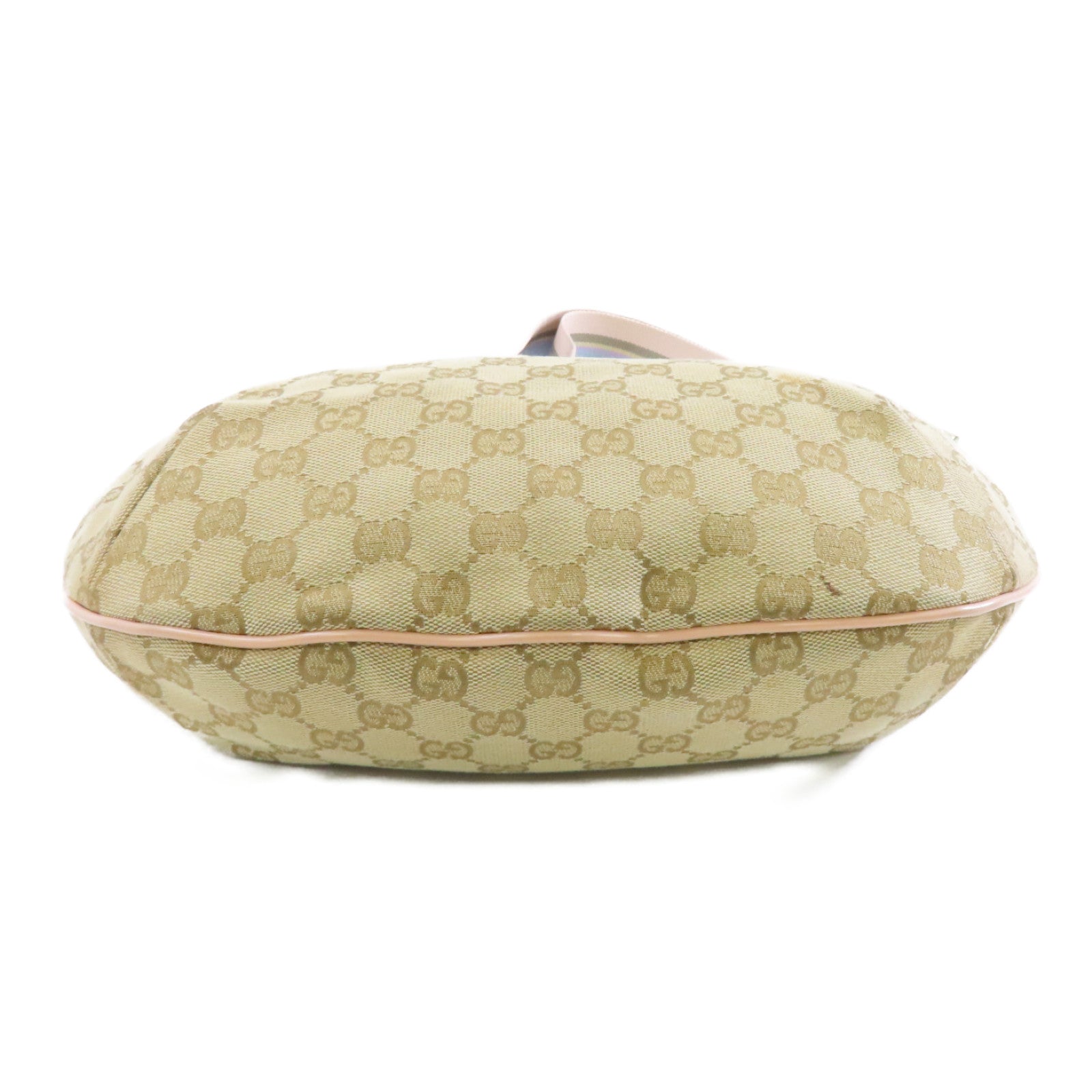GUCCI 帆布Shoulder Bag金扣肩背袋啡色粉紅色