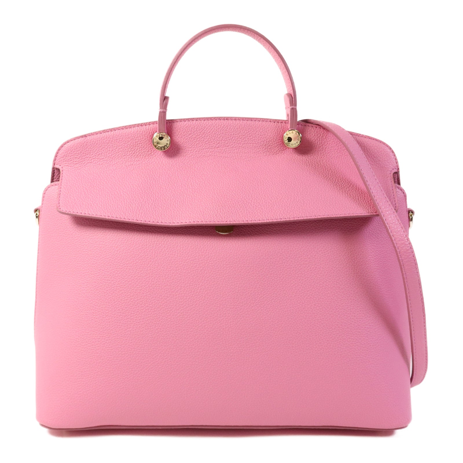 Furla 牛皮皮革2 Way Shoulder金扣手挽肩背兩用袋