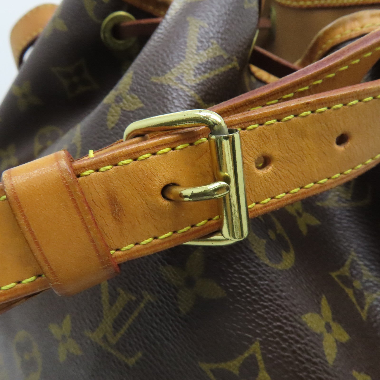 LOUIS VUITTON 【激減優惠】Monogram Noe金扣肩背袋啡色