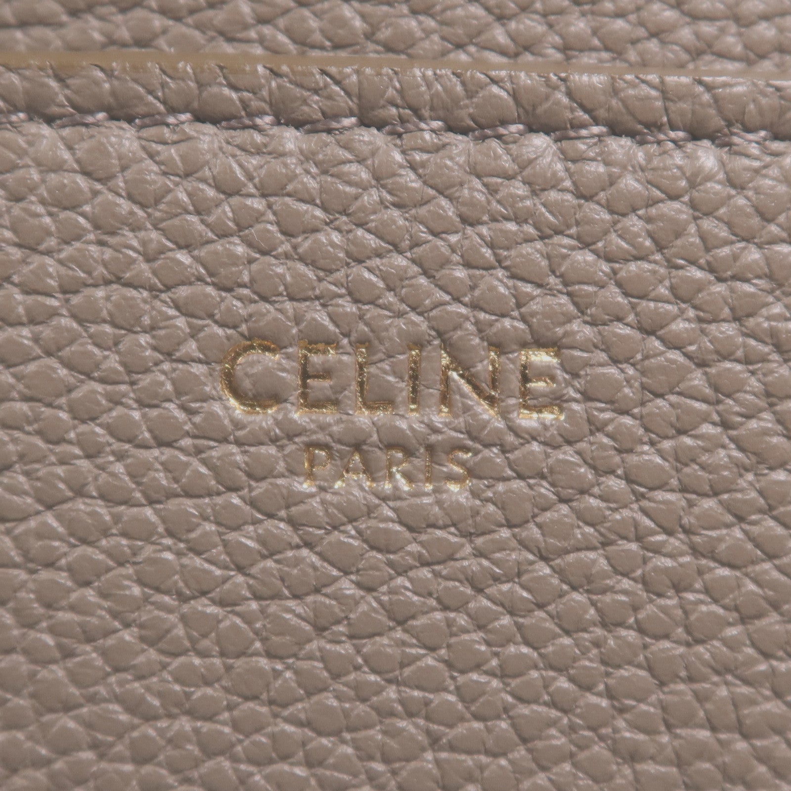 CELINE 牛皮皮革Sangle Bucket金扣肩背袋