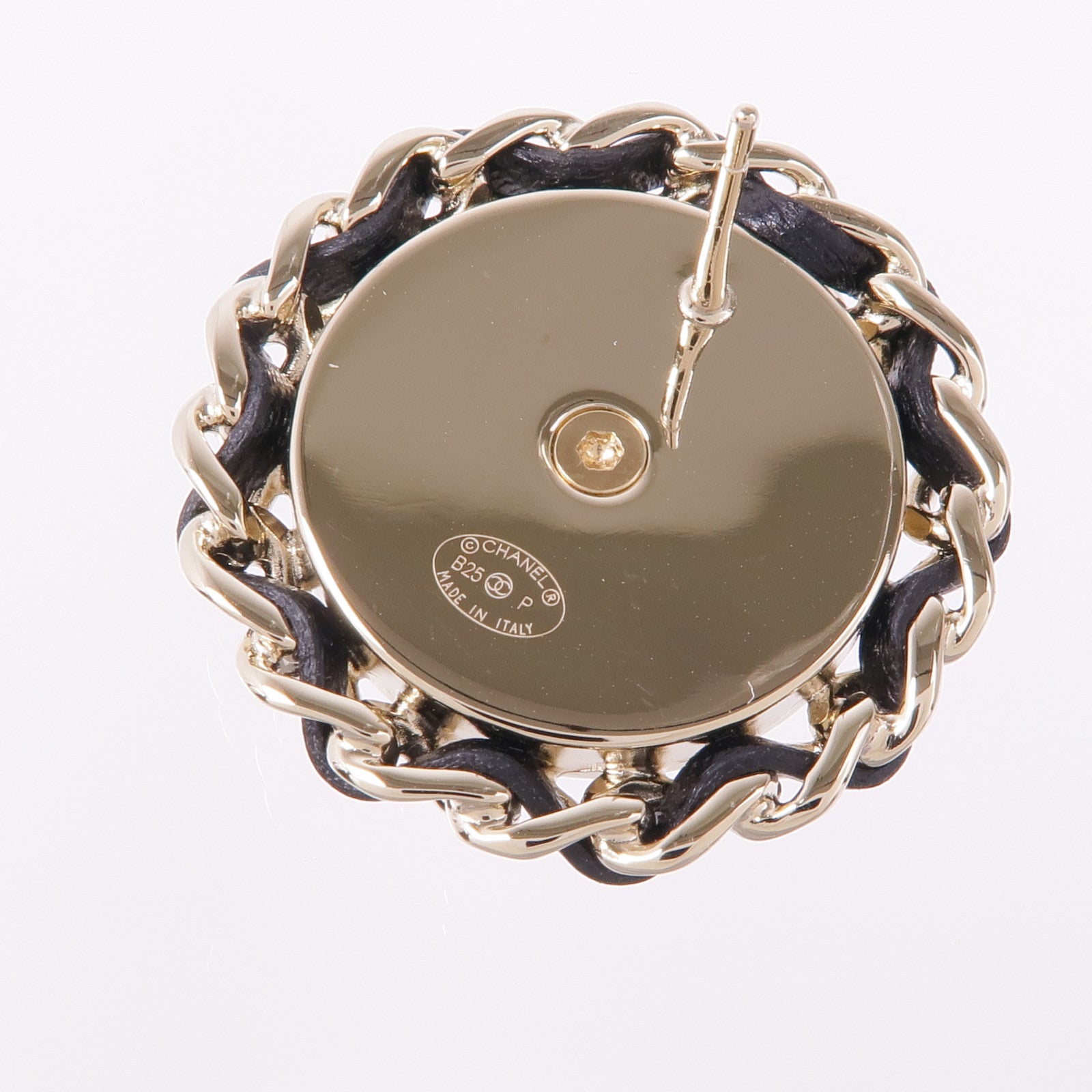 CHANEL 皮革/金屬Earrings耳環