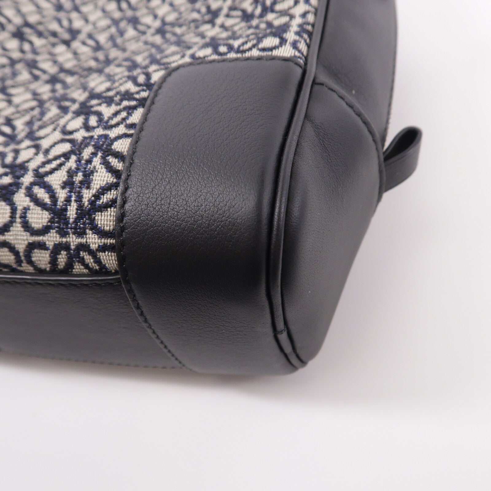 LOEWE 牛皮皮革/帆布Anagram Amazona 15手挽肩背兩用袋