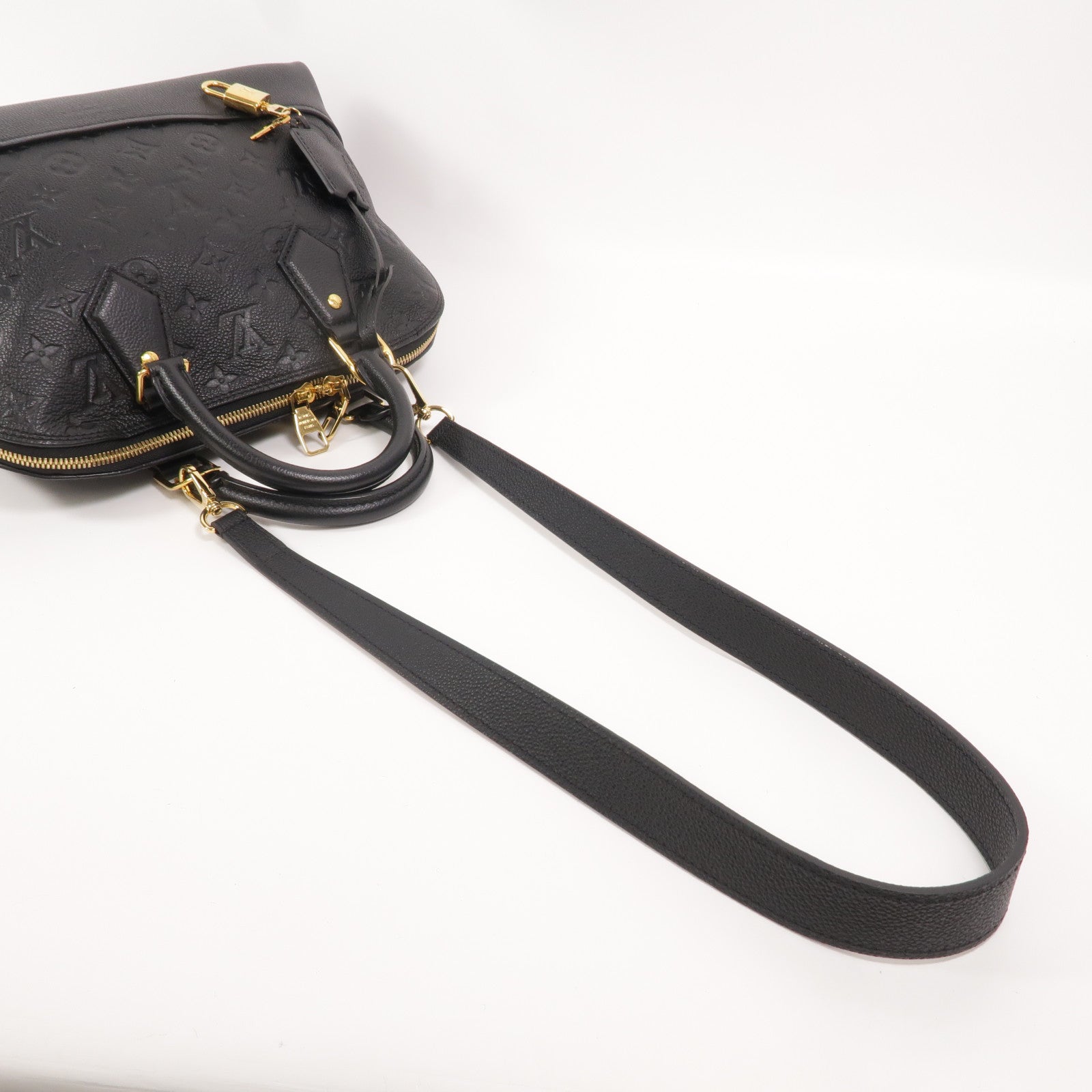 LOUIS VUITTON Monogram Empreinte Neo Alma PM手挽肩背兩用袋