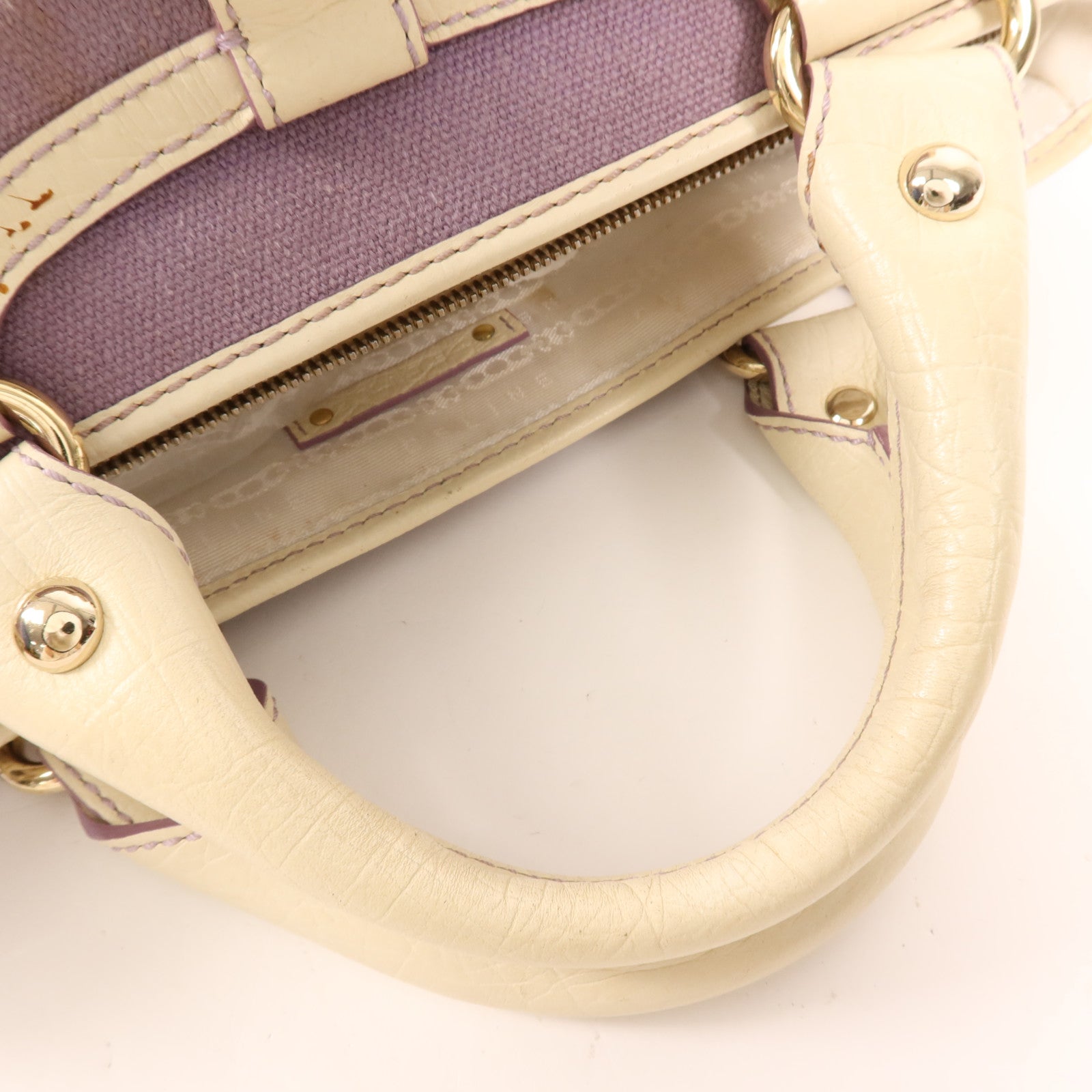 CELINE 帆布Hand Bag金扣手挽袋