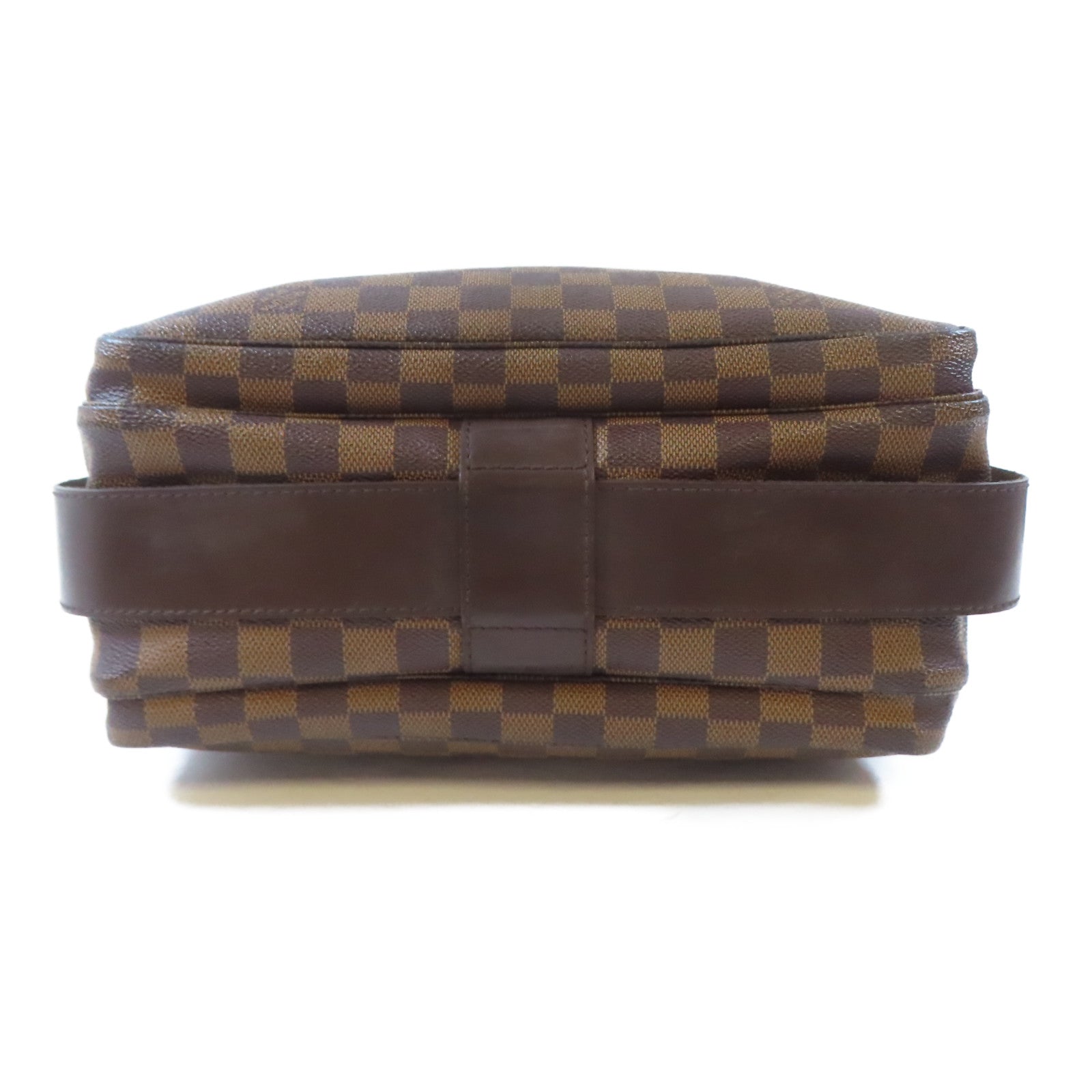 LOUIS VUITTON Damier Naviglio金扣肩背袋啡色