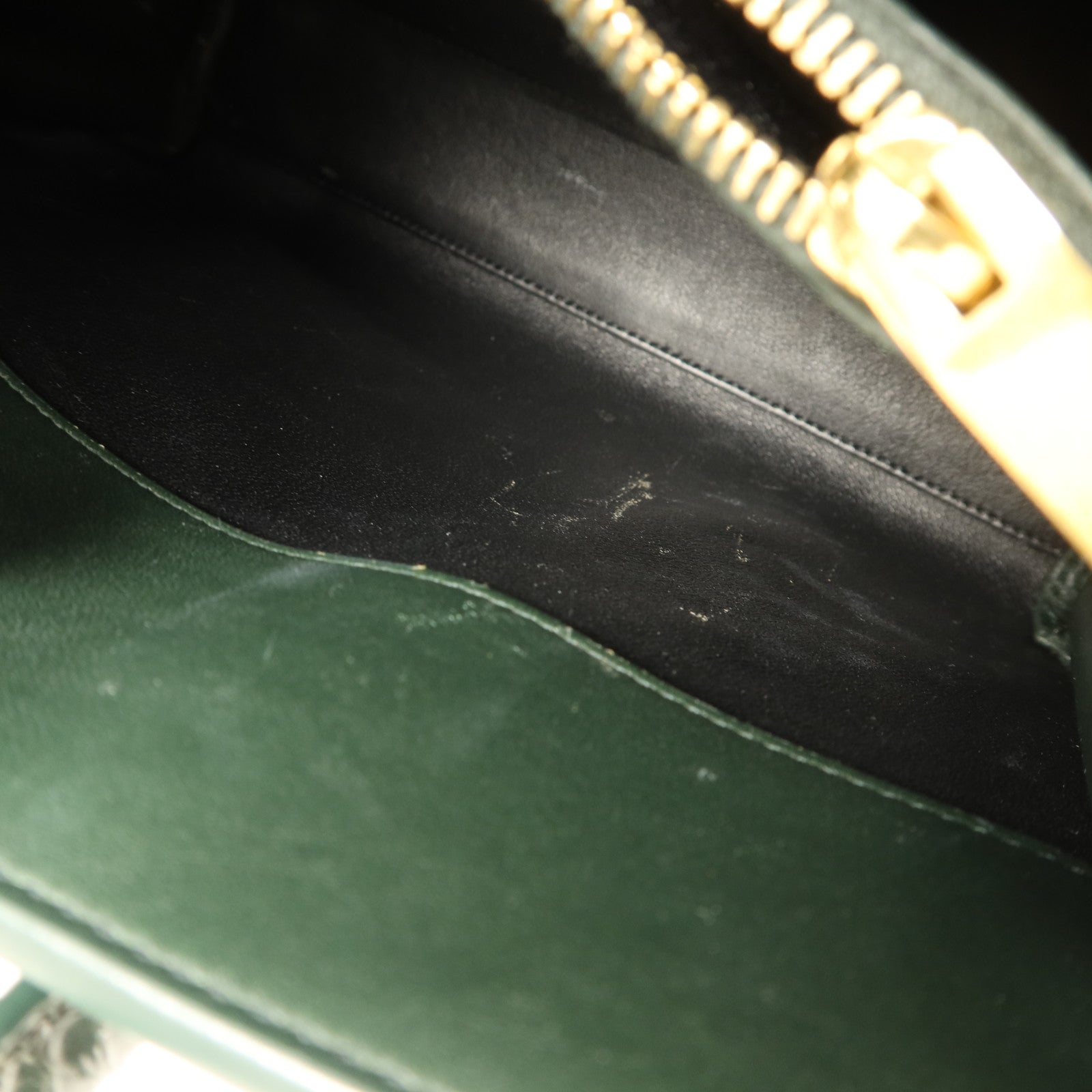 SAINT LAURENT 牛皮皮革/蛇皮皮革Sac de Jour金扣手挽肩背兩用袋