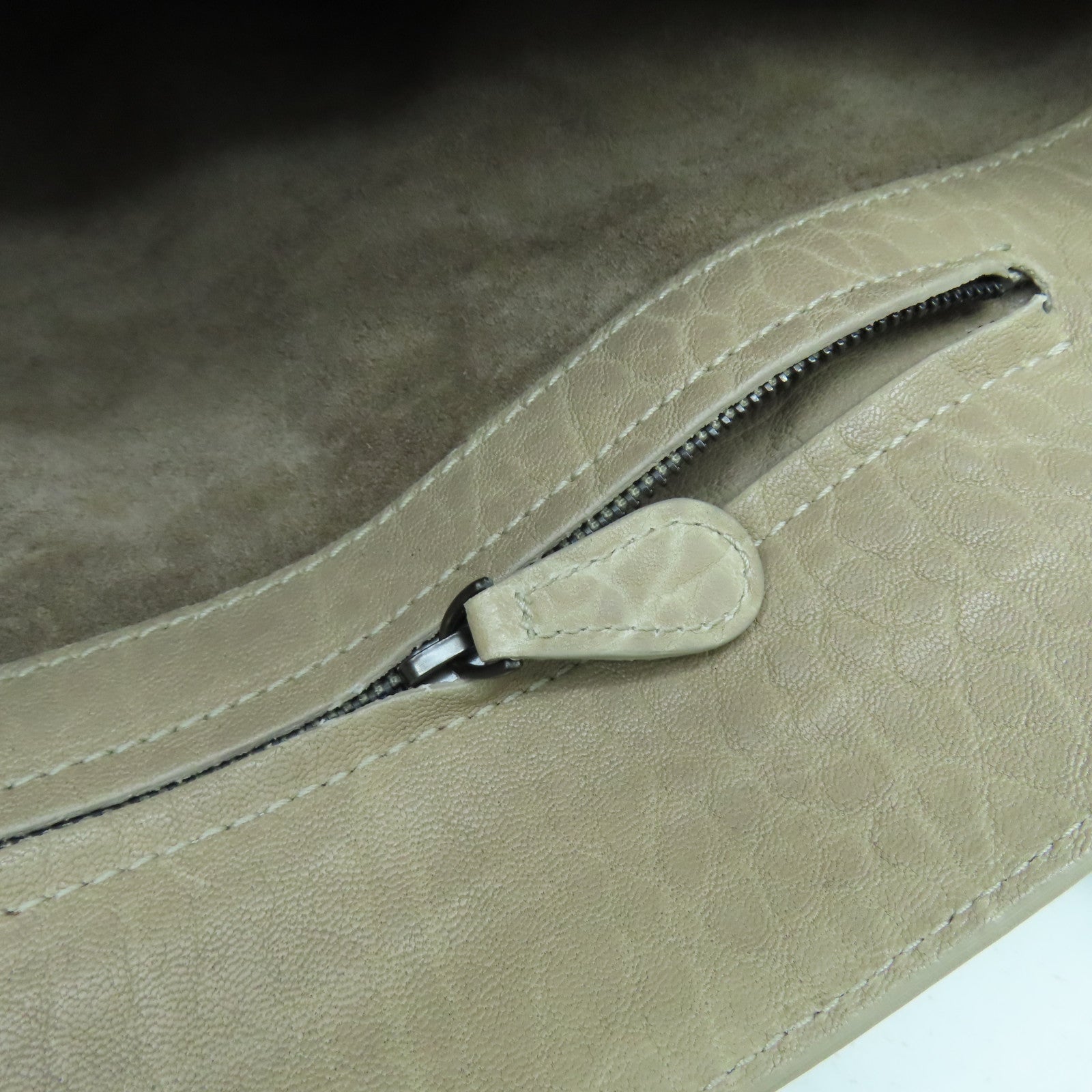 BOTTEGA VENETA 【激減優惠】皮革Handbag銀扣手挽袋粉紅色