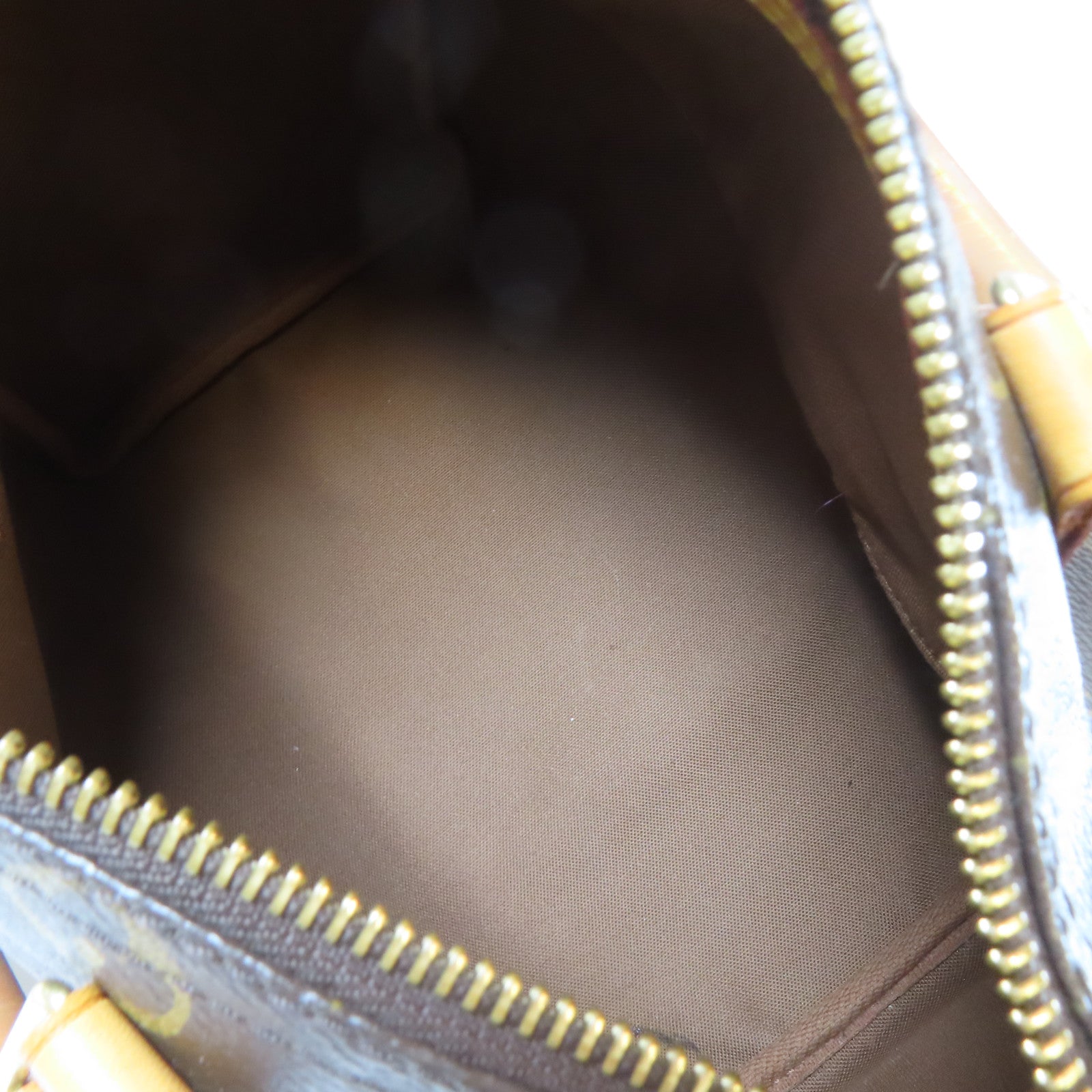 LOUIS VUITTON Monogram Speedy 25金扣手挽袋啡色