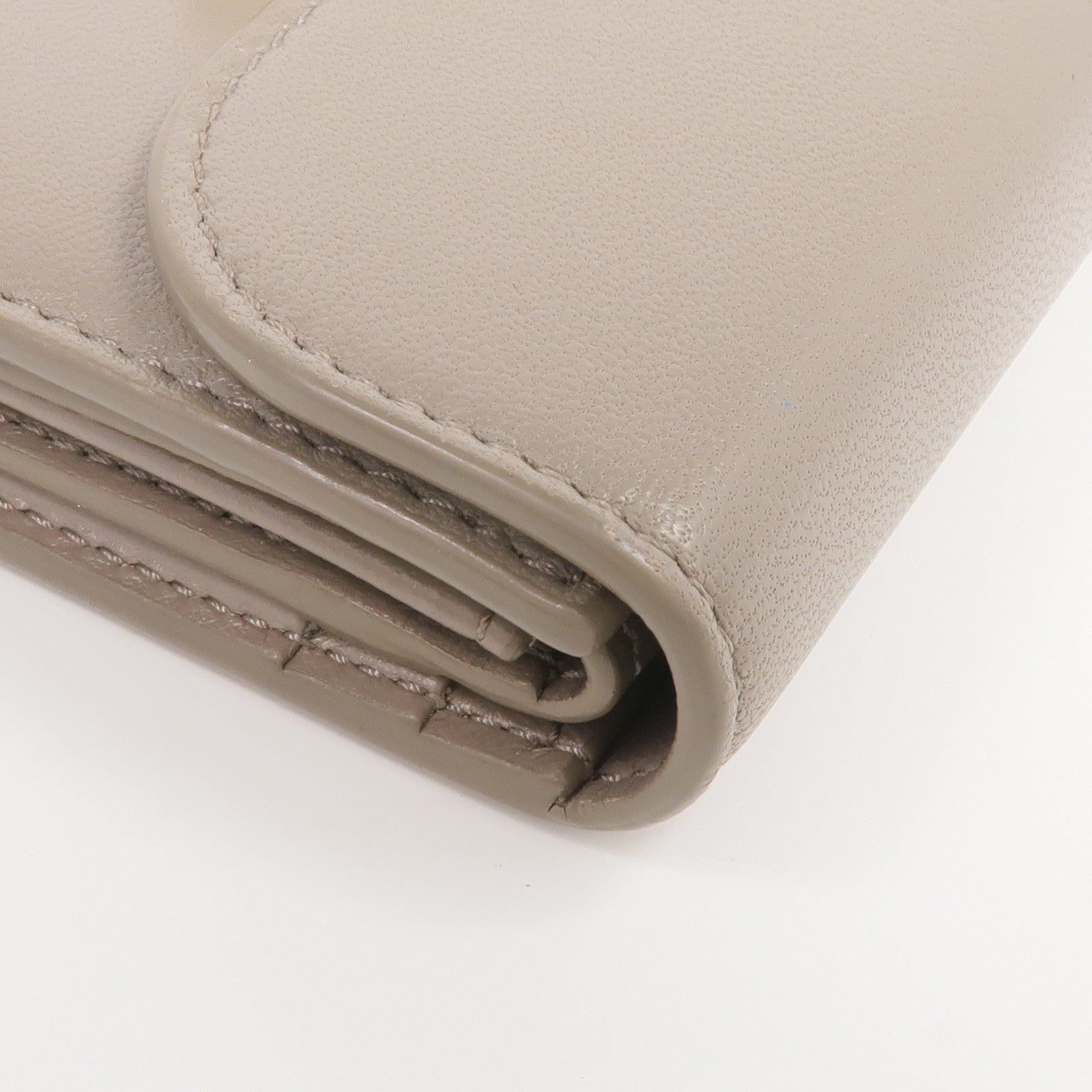 CELINE 牛皮皮革Wallet金扣錢包