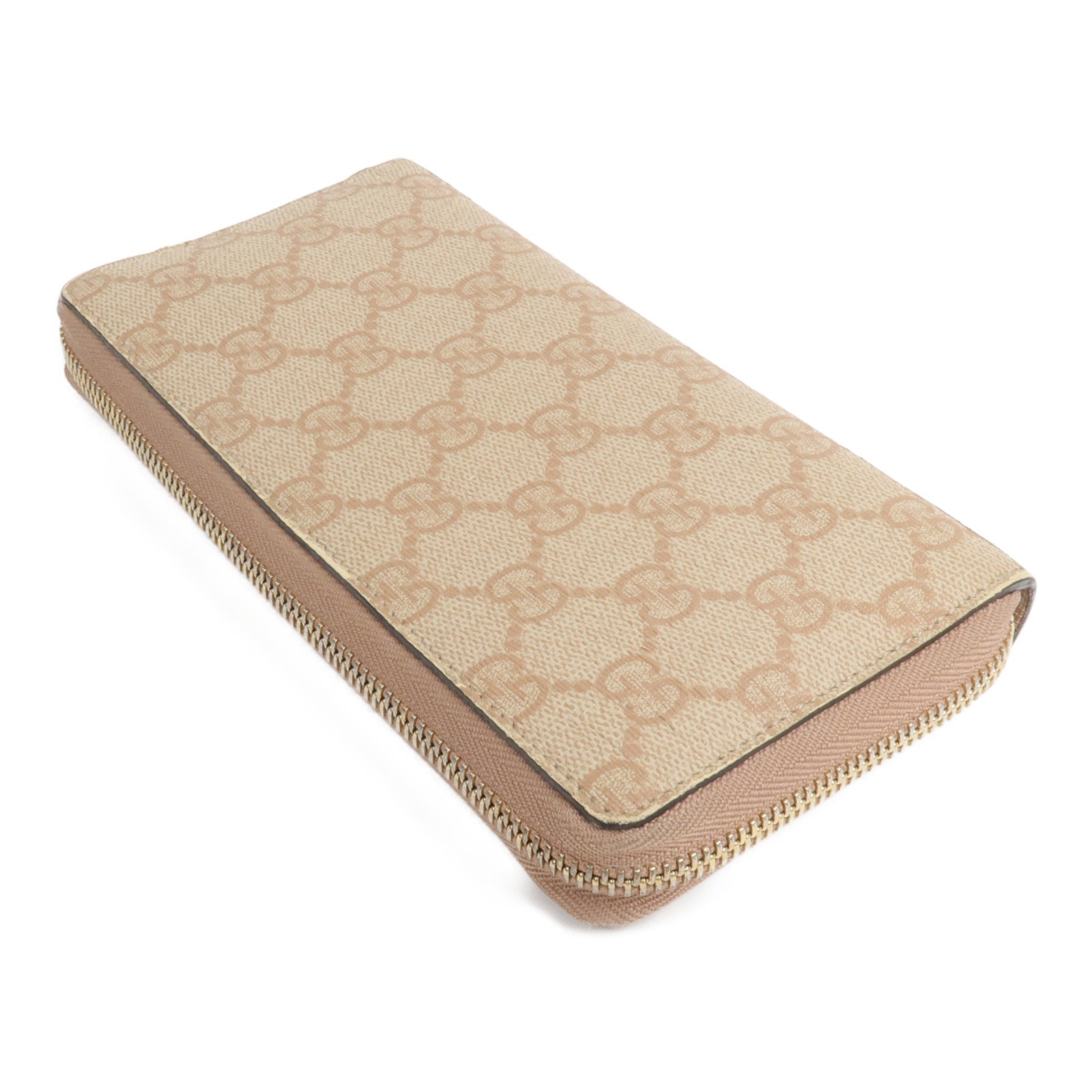 GUCCI 塗層帆布Long Wallet長錢包