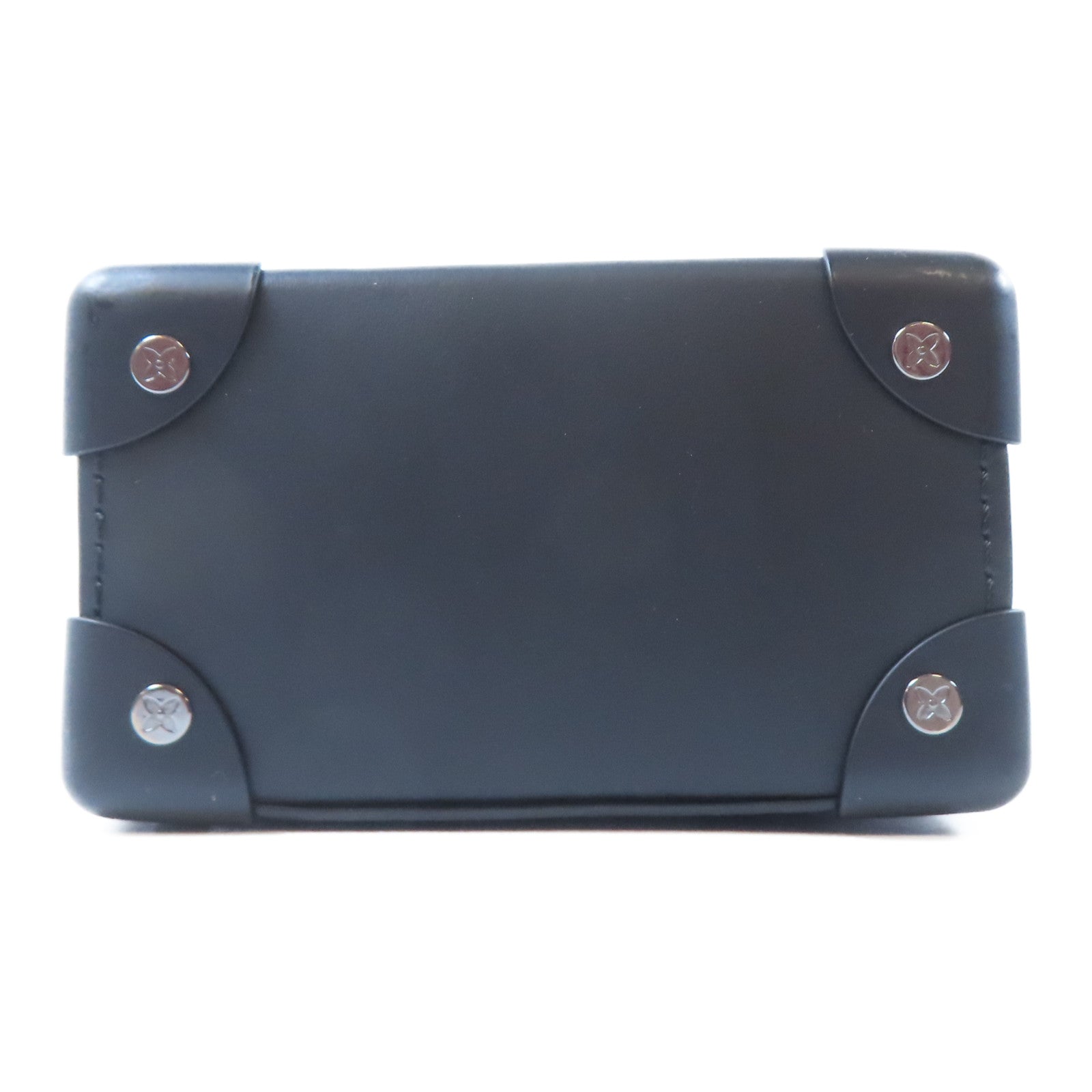 LOUIS VUITTON (PRICE DOWN) LV Vertical Trunk Shoulder Bag M82070 Monogram Taurillon Black