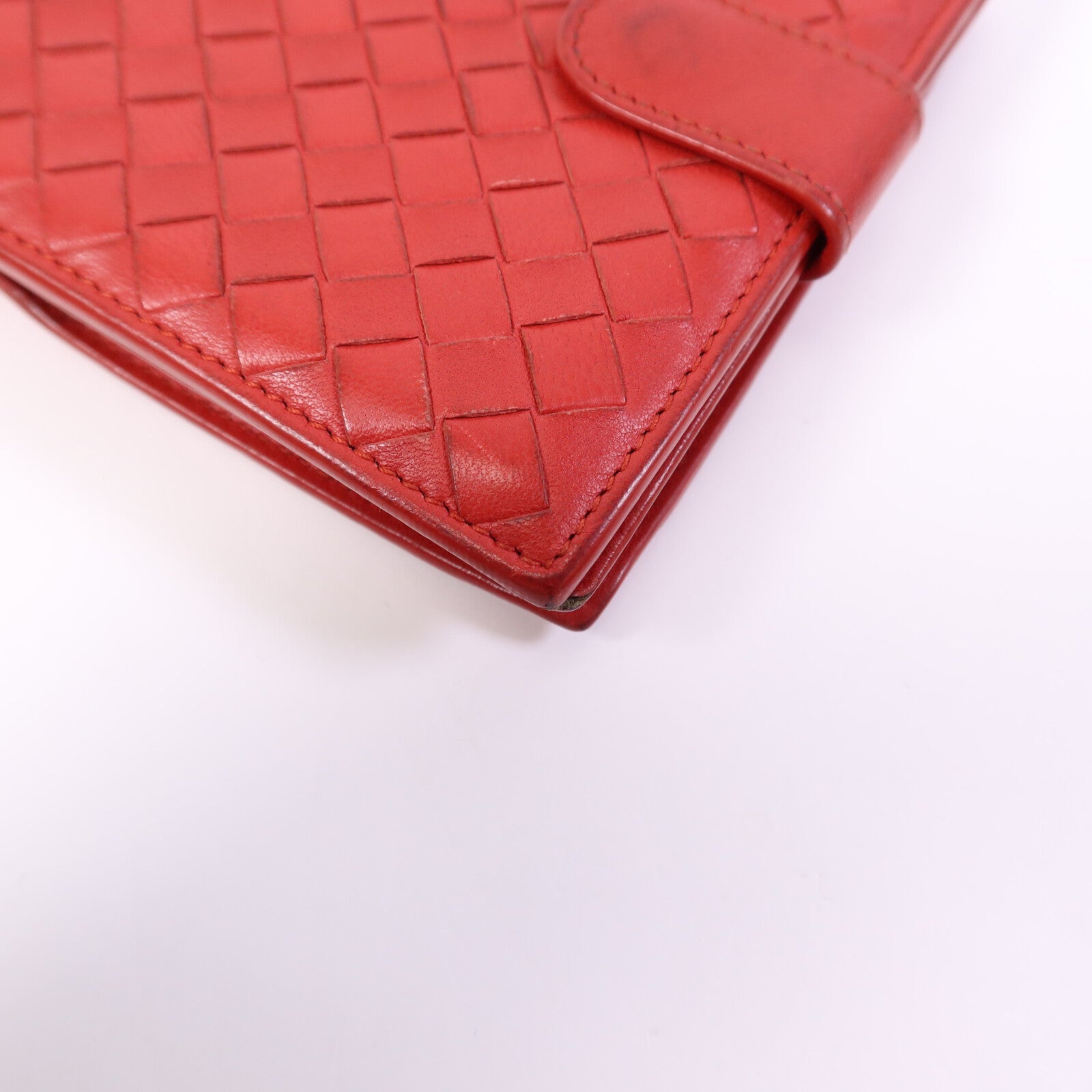 BOTTEGA VENETA 【激減優惠】皮革Bi-fold Wallet金扣錢包