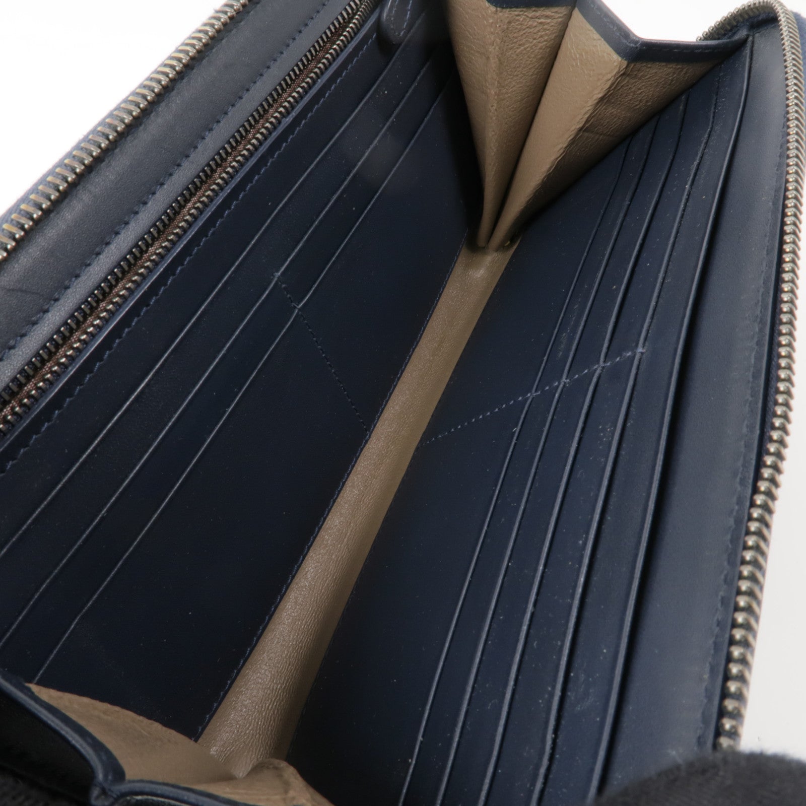 BOTTEGA VENETA 織紋皮革Zipped Long Wallet長錢包