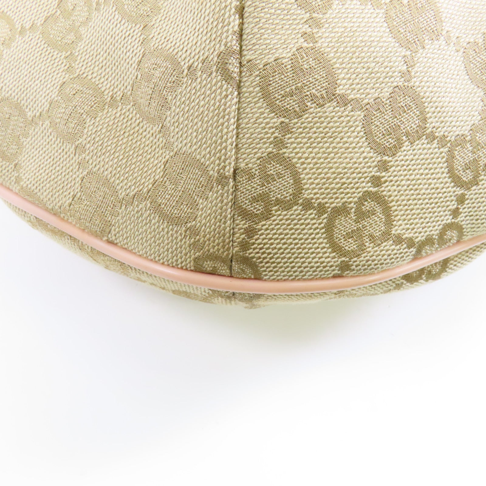 GUCCI 帆布Shoulder Bag金扣肩背袋啡色粉紅色