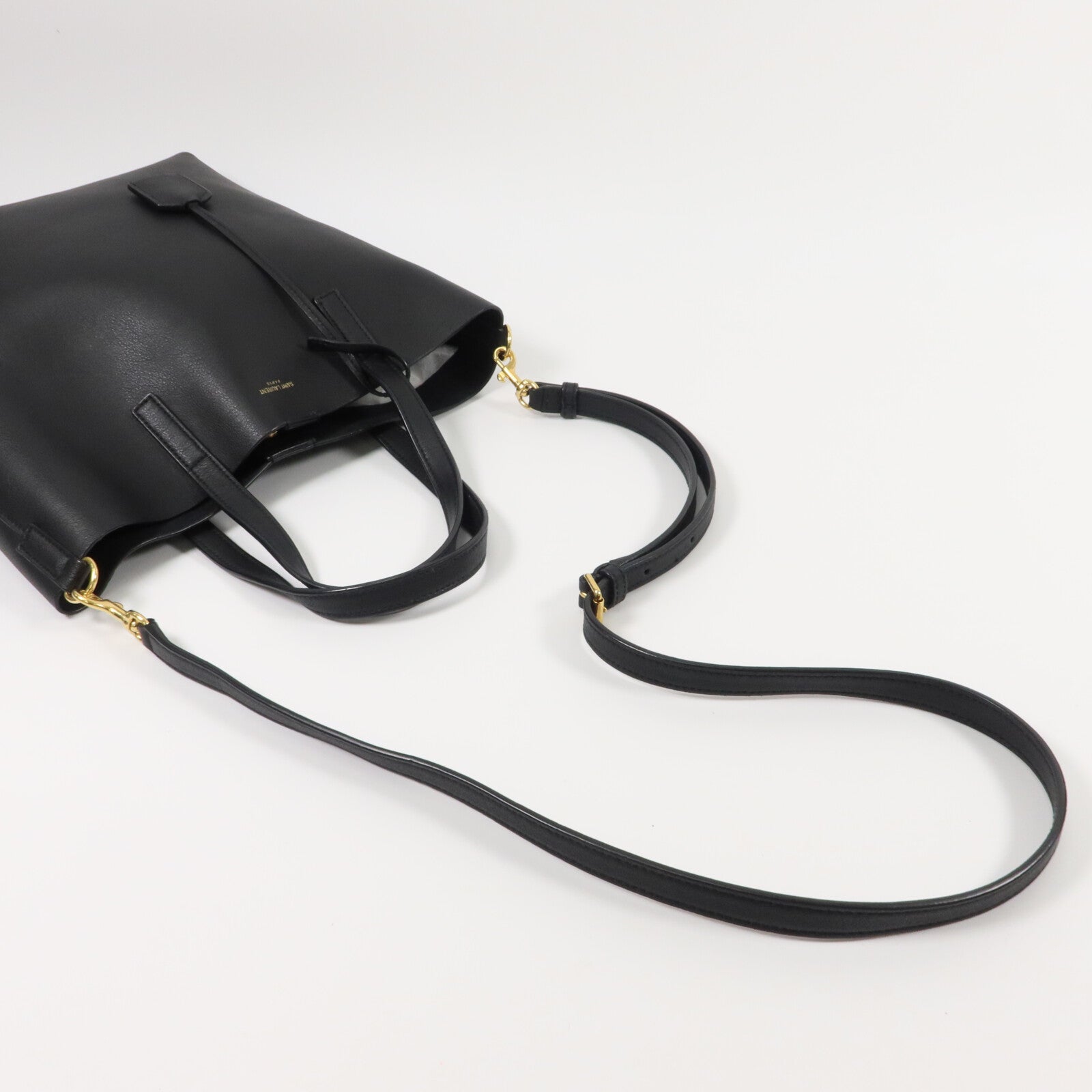 YVES SAINT LAURENT 牛皮皮革Toy Shopping Bag手挽肩背兩用袋
